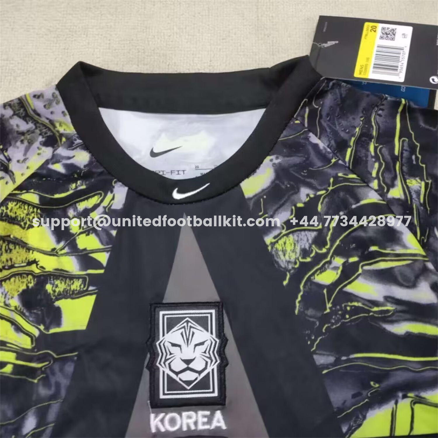 Unitedfootballkit.com | Korea 2026 Hollywood Goalkeeper Special Kids Kit -Customize Name, Number and Patch | Worldwide Shipping
