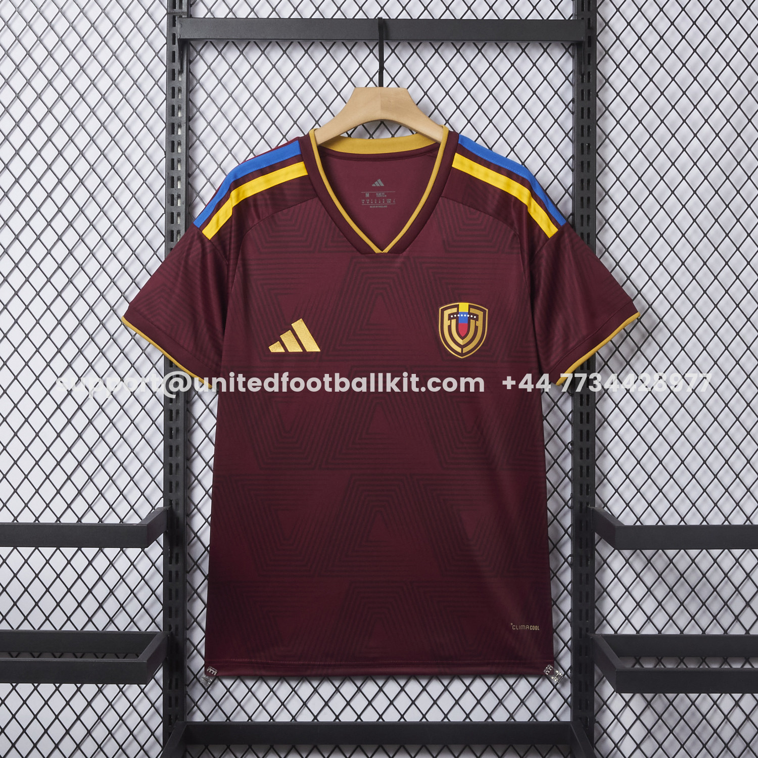 Unitedfootballkit.com | Venezuela 2026 Home Jersey - Fans Version -Customize Name, Number and Patch | Worldwide Shipping