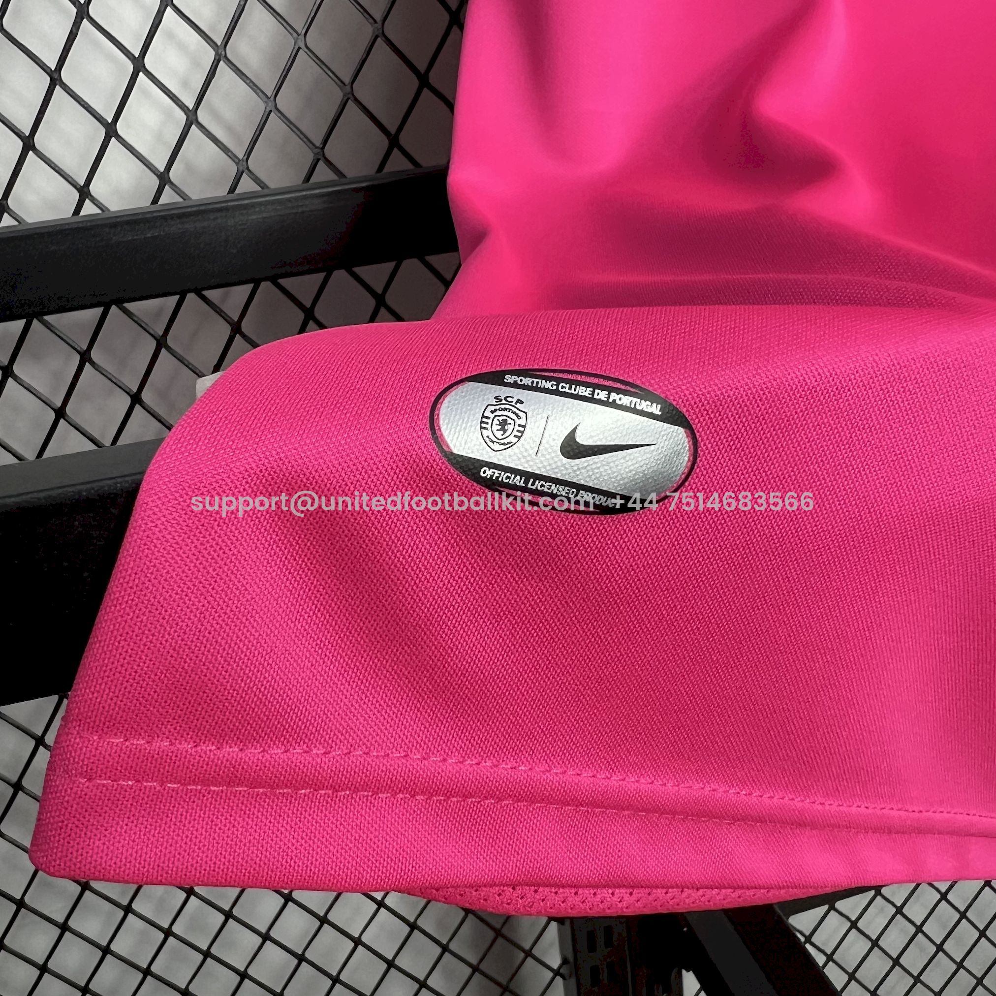 Unitedfootballkit.com | Sporting CP Portugal 24-25 Pink October Jersey - Fans Version -Customize Name, Number and Patch | Worldwide Shipping