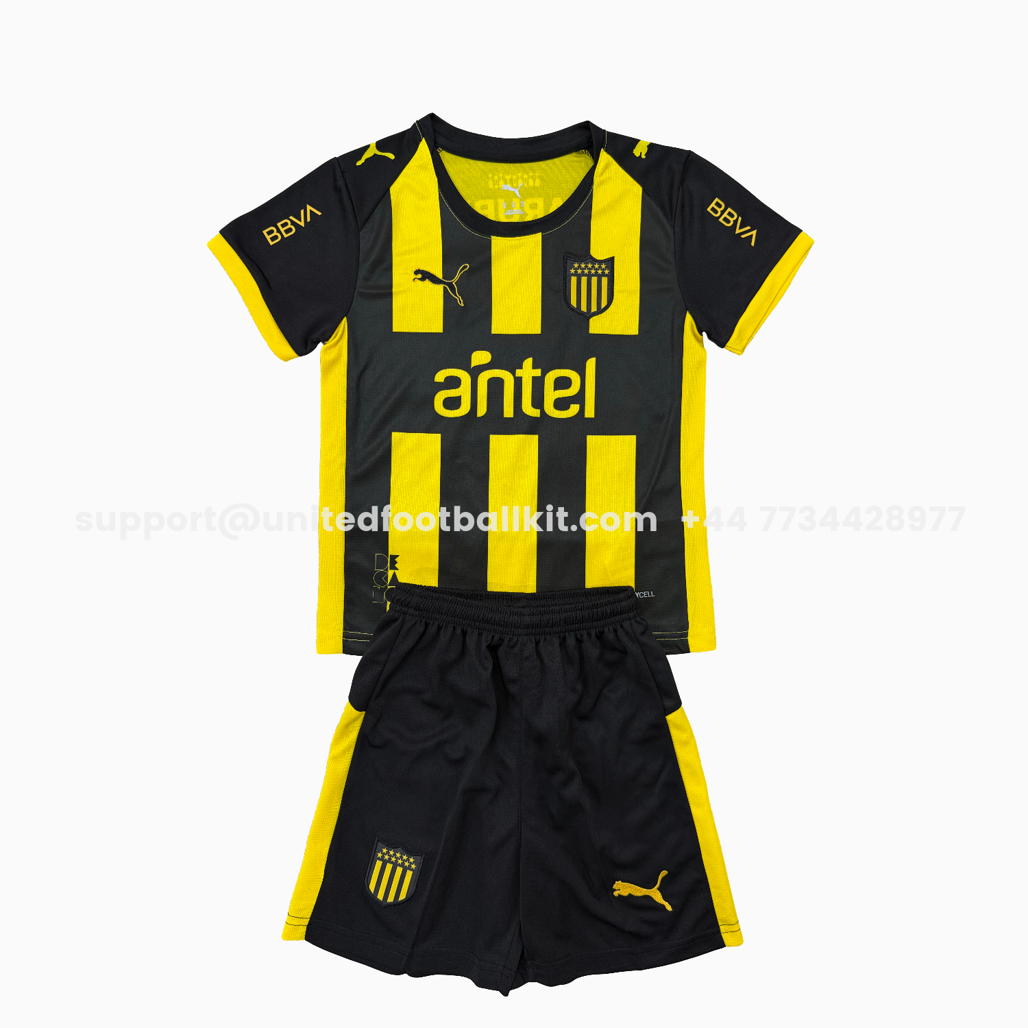 Unitedfootballkit.com | Peñarol 2026 Home Kids Kit -Customize Name, Number and Patch | Worldwide Shipping