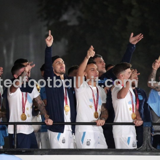 Unitedfootballkit.com | Three Star Argentina Champion Shirt 2022 World Cup -Customize Name, Number and Patch | Worldwide Shipping