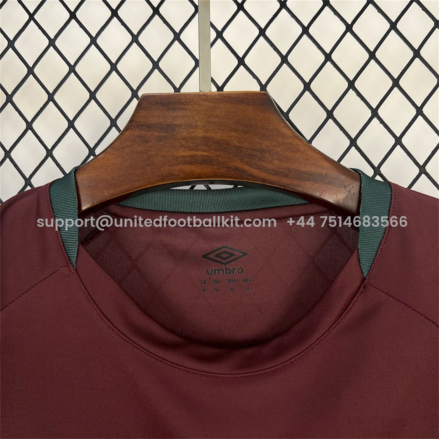 Unitedfootballkit.com | Fluminense 25-26 Deep Red Training Jersey - Fans Version -Customize Name, Number and Patch | Worldwide Shipping