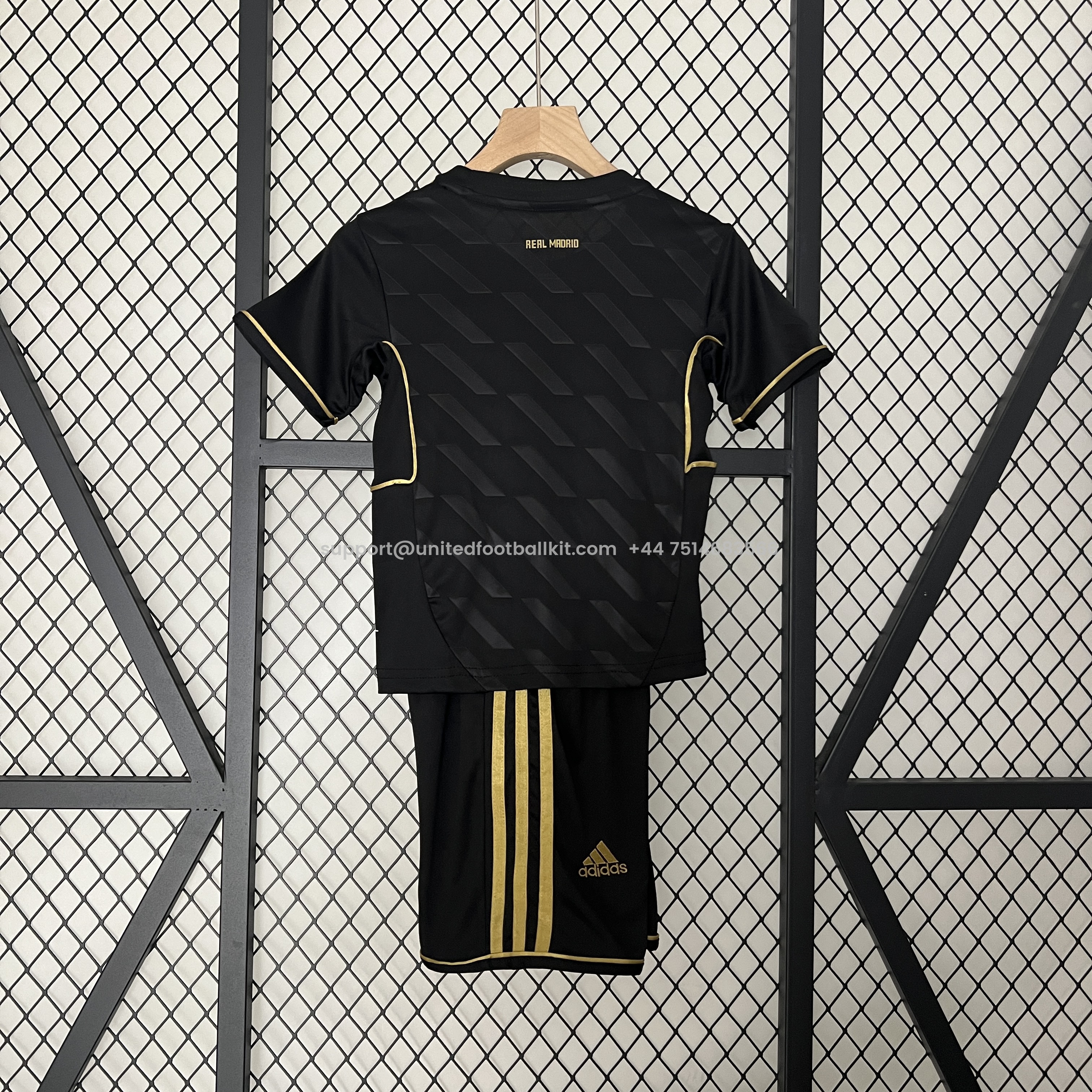 Unitedfootballkit.com | Retro Real Madrid 11-12 Away Stadium Kids Kit -Customize Name, Number and Patch | Worldwide Shipping