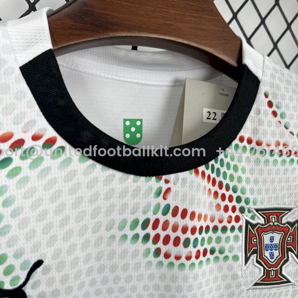 Unitedfootballkit.com | Portugal 2025-26 Away Kids Kit -Customize Name, Number and Patch | Worldwide Shipping
