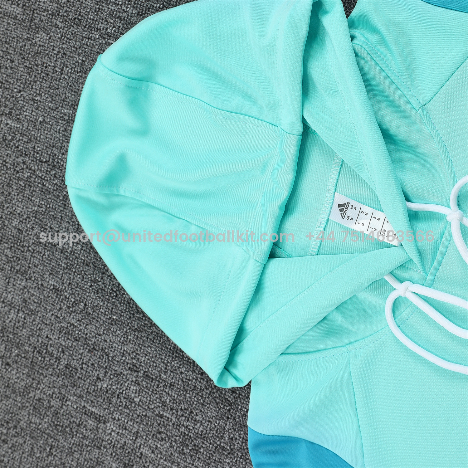 Unitedfootballkit.com | Flamengo 25-26 Traning Hoodie Set - Light Blue With Royal Blue -Customize Name, Number and Patch | Worldwide Shipping