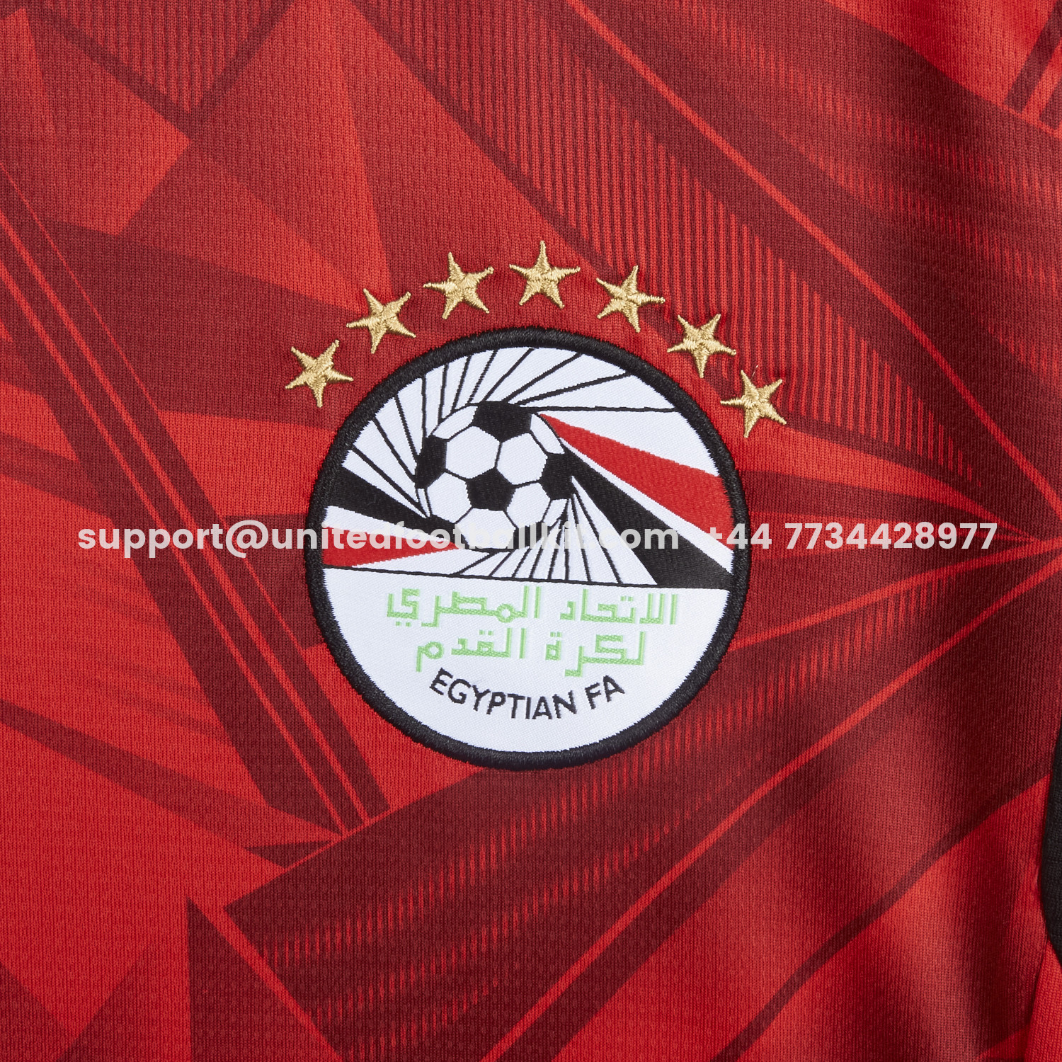 Unitedfootballkit.com | Egypt 2026 Home Jersey - Fans Version -Customize Name, Number and Patch | Worldwide Shipping