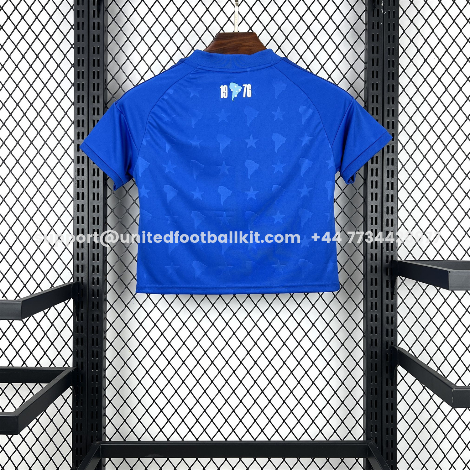 Unitedfootballkit.com | Women's Cruzeiro 25-26 Home Blue Cropped Jersey -Customize Name, Number and Patch | Worldwide Shipping