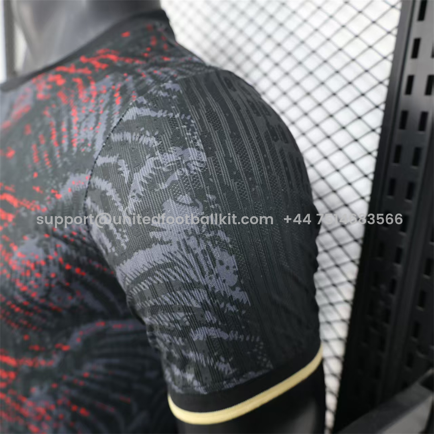 Unitedfootballkit.com | Paris Saint-Germain PSG 25-26 Champions League Commemorative Edition Black Red Eiffel Tower Jersey - Player Version -Customize Name, Number and Patch | Worldwide Shipping