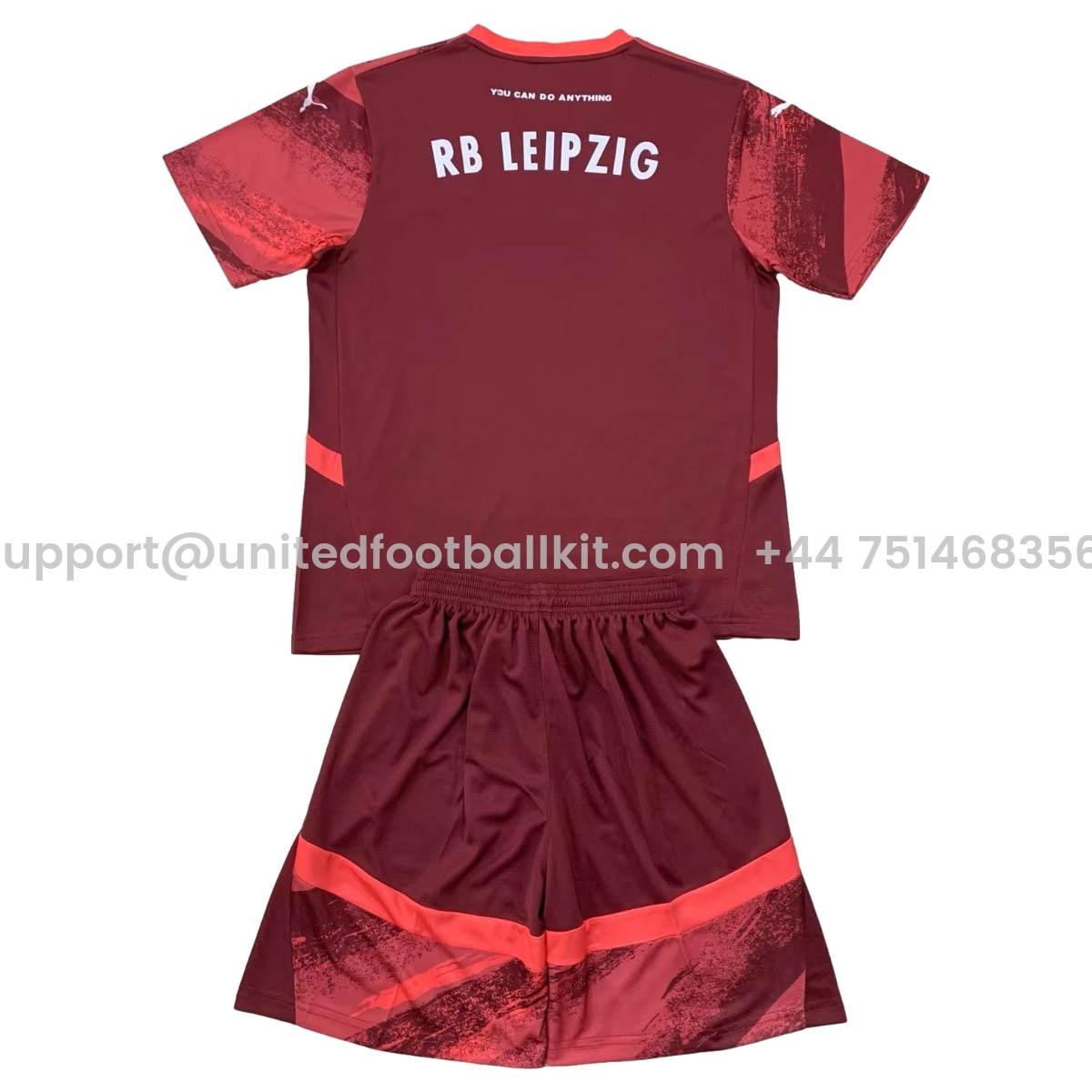 Unitedfootballkit.com | RB Leipzig 24-25 Away Kids Kit -Customize Name, Number and Patch | Worldwide Shipping