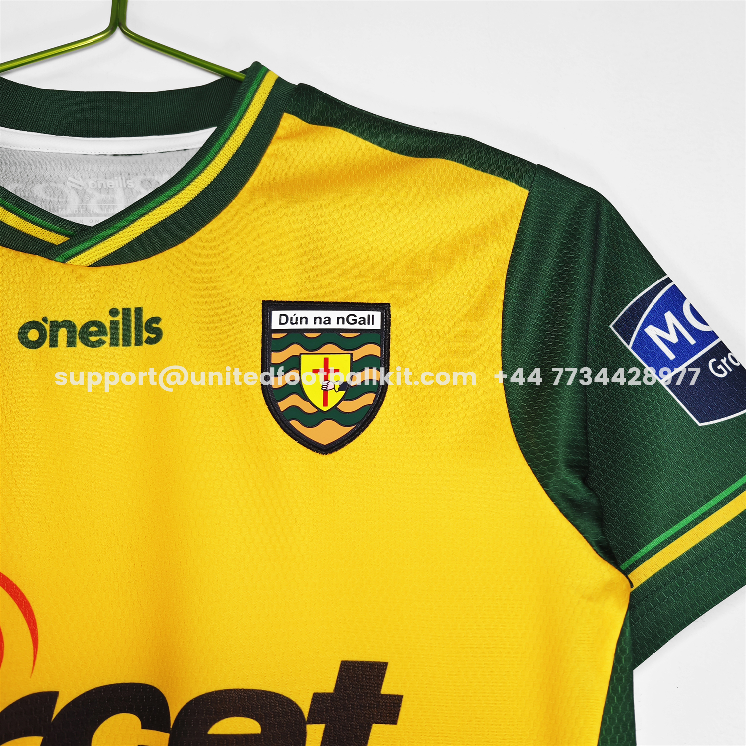 Unitedfootballkit.com | O'Neills Donegal GAA 2026 Home Jersey - Fans Version -Customize Name, Number and Patch | Worldwide Shipping