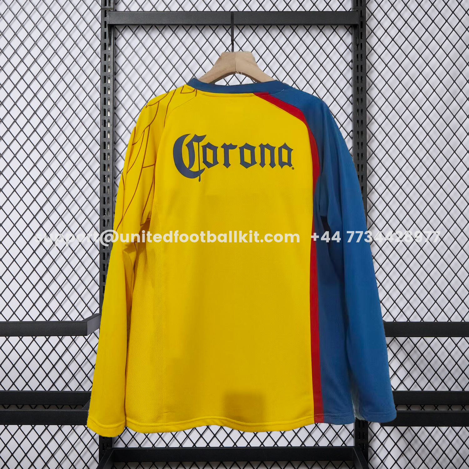 Unitedfootballkit.com | Retro Club América 2007-08 Home Long Sleeves Jersey -Customize Name, Number and Patch | Worldwide Shipping