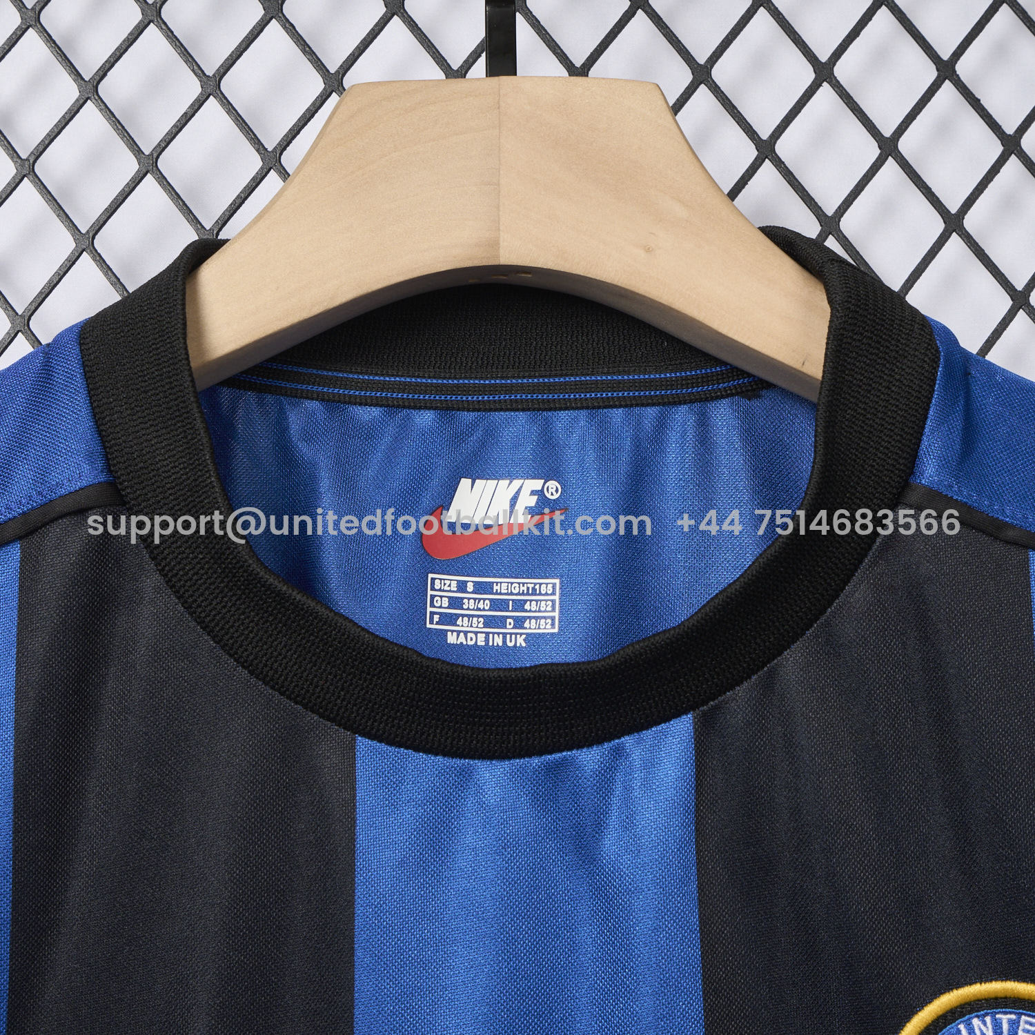 Unitedfootballkit.com | Retro Inter Milan 00-01 Home Jersey -Customize Name, Number and Patch | Worldwide Shipping
