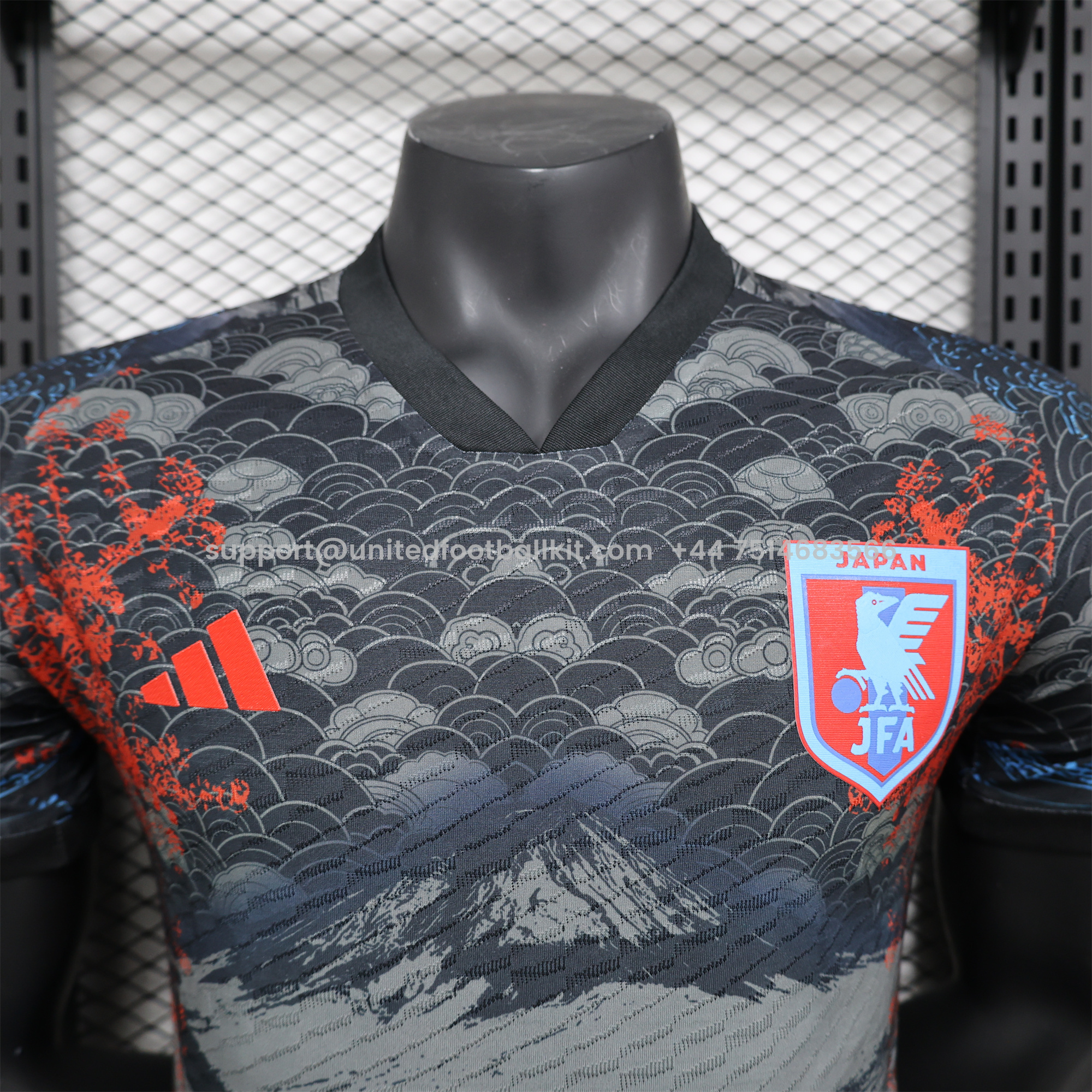 Unitedfootballkit.com | Japan 2024 Fuji Mountain Special Edition Black Jersey - Player Version -Customize Name, Number and Patch | Worldwide Shipping
