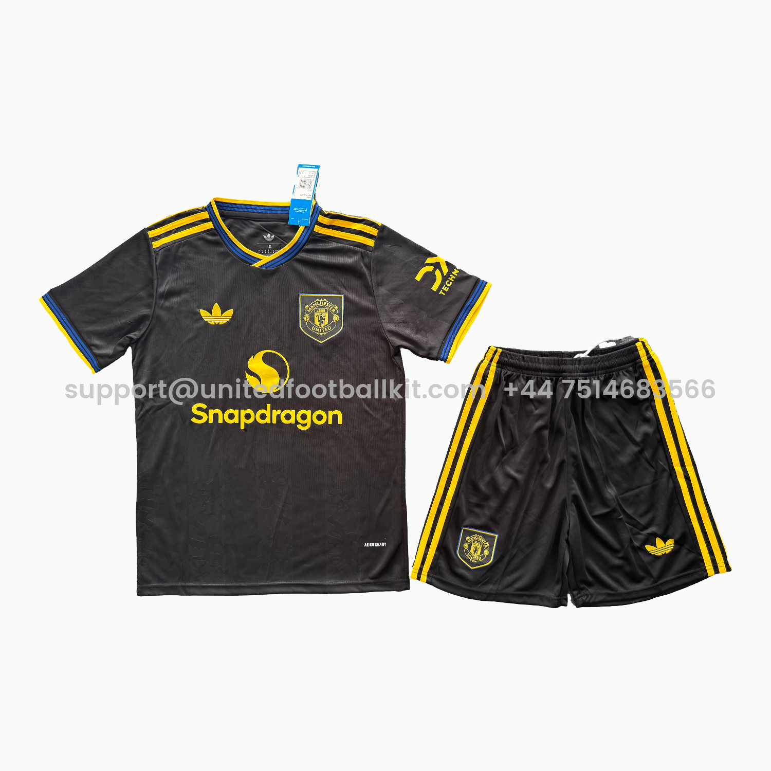 Unitedfootballkit.com | Manchester United 25-26 Third Men's Adult Jersey Set - Fans Version -Customize Name, Number and Patch | Worldwide Shipping