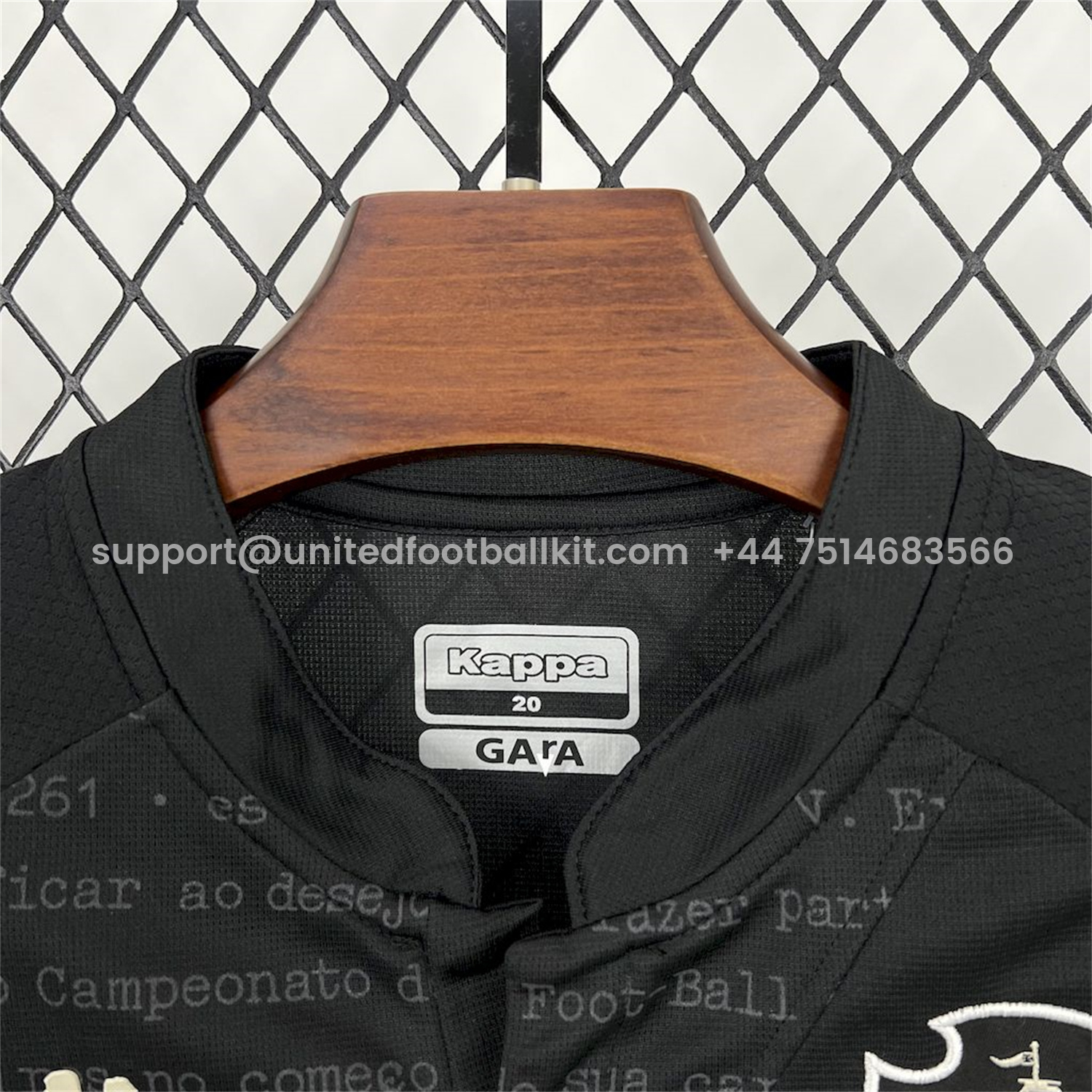 Unitedfootballkit.com | Vasco da Gama 24-25 Black Special Edition Kids Kit -Customize Name, Number and Patch | Worldwide Shipping