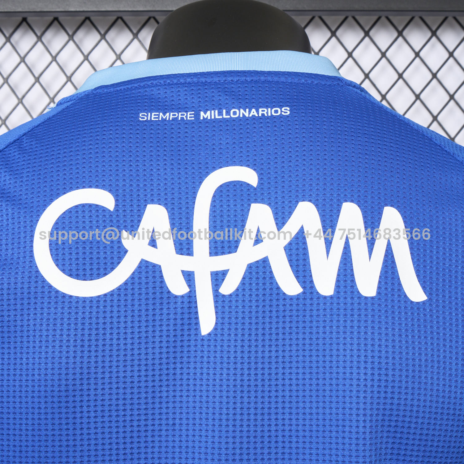 Unitedfootballkit.com | Millonarios 25-26 Home Jersey - Player Version -Customize Name, Number and Patch | Worldwide Shipping
