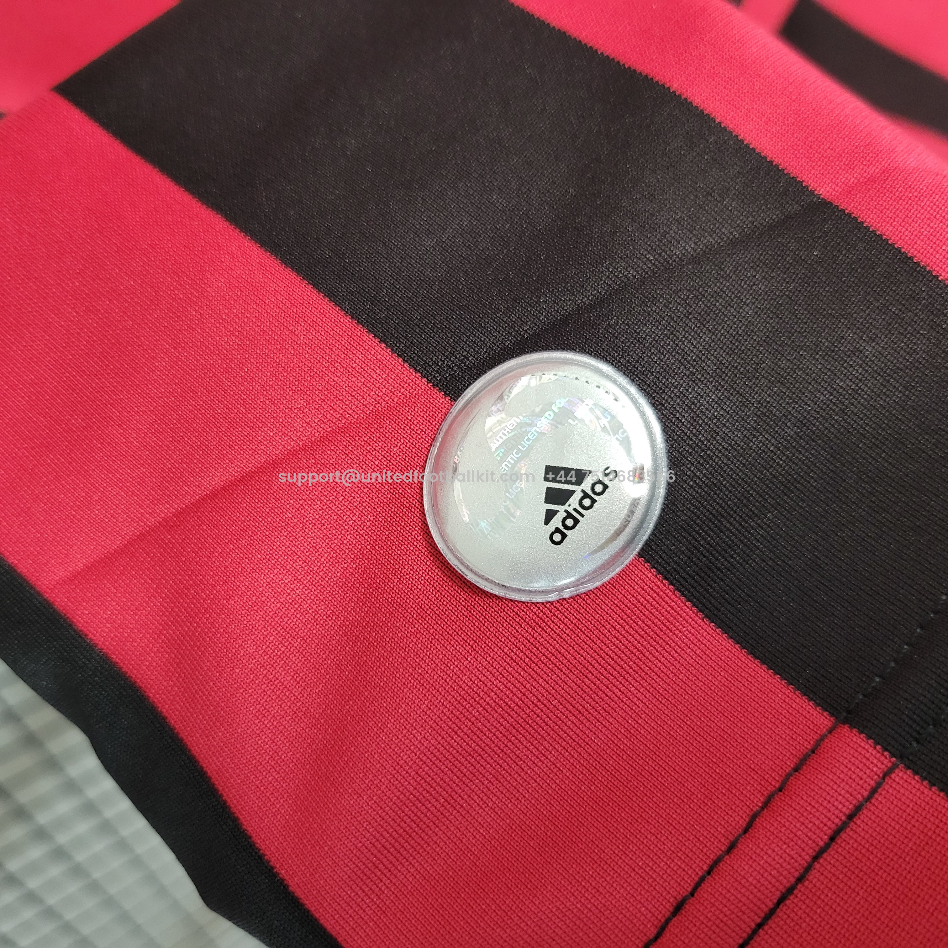 Unitedfootballkit.com | Retro AC Milan 2009-10 Home Stadium Long Sleeve Jersey -Customize Name, Number and Patch | Worldwide Shipping