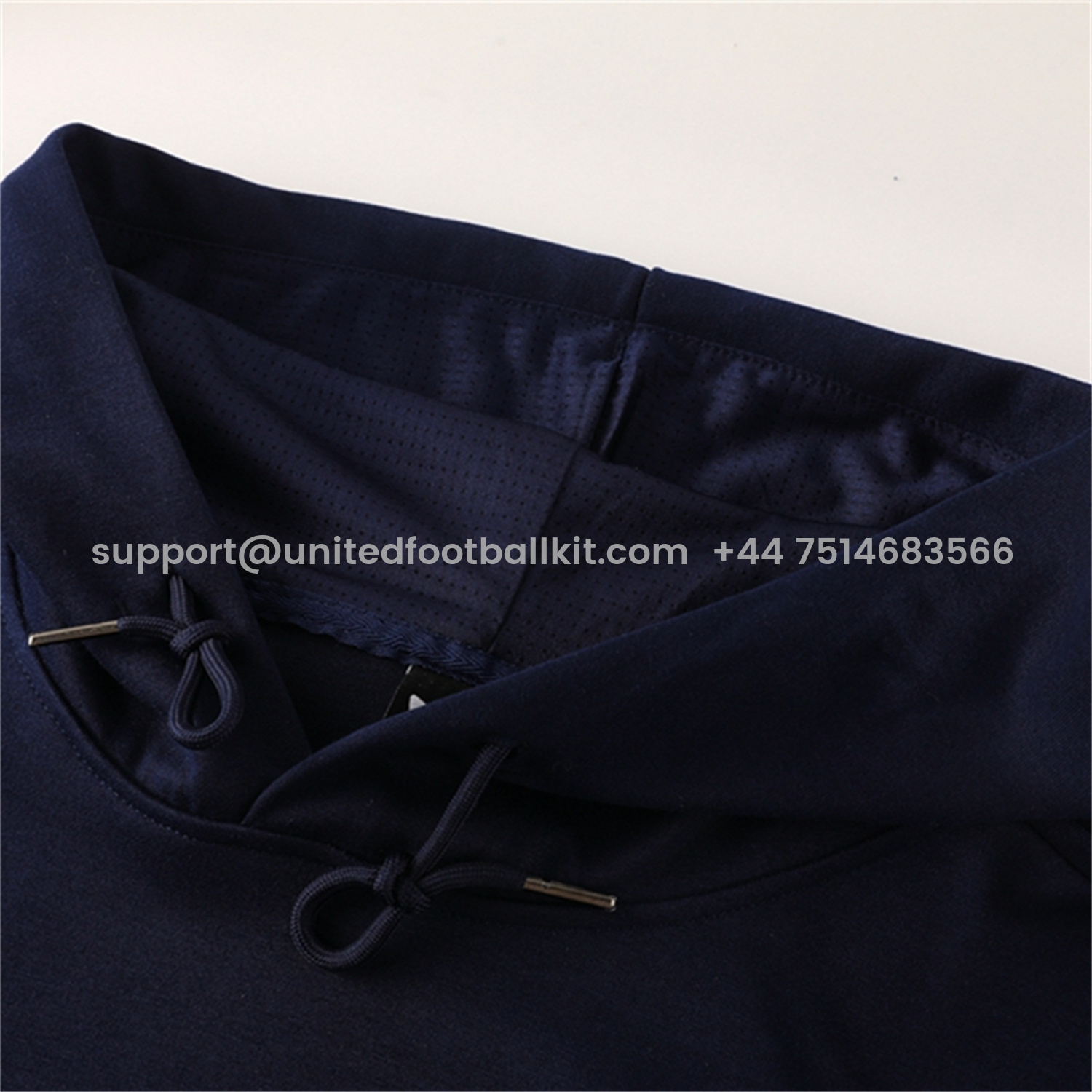 Unitedfootballkit.com | Real Madrid 25-26 Originals Varsity Hoodie Set - Deep Blue Hoodie and Pants -Customize Name, Number and Patch | Worldwide Shipping