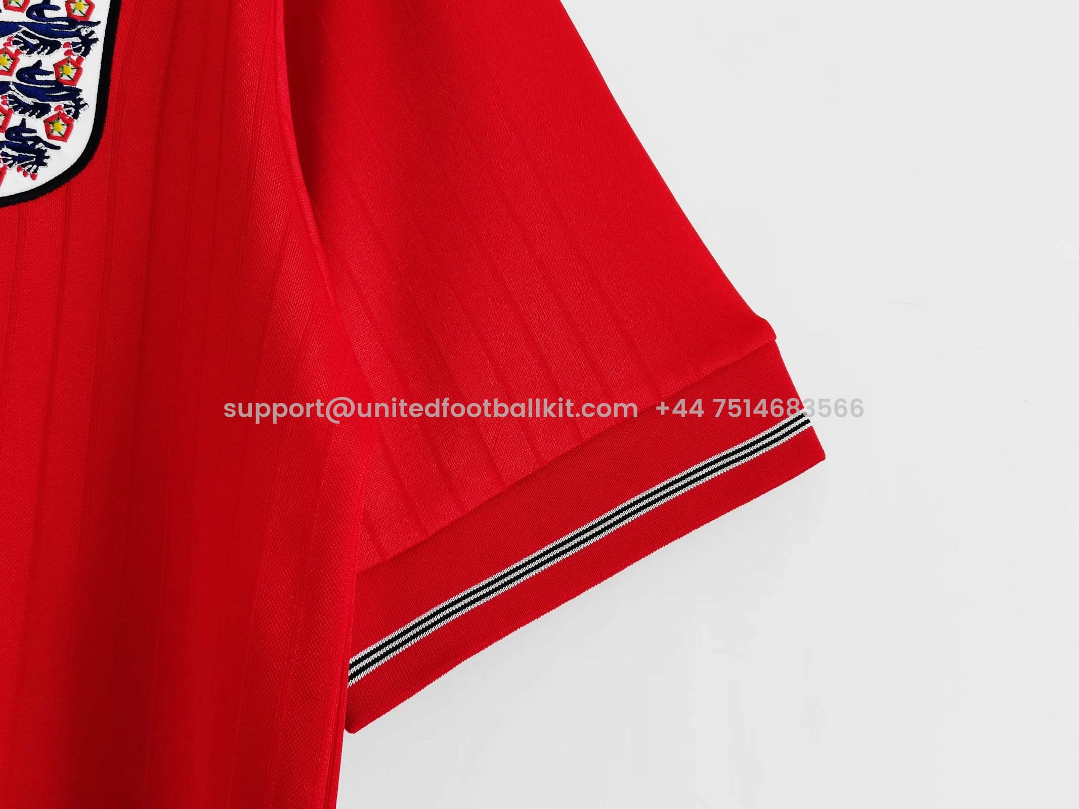 Unitedfootballkit.com | Retro England 1984-87 Away Stadium Jersey -Customize Name, Number and Patch | Worldwide Shipping