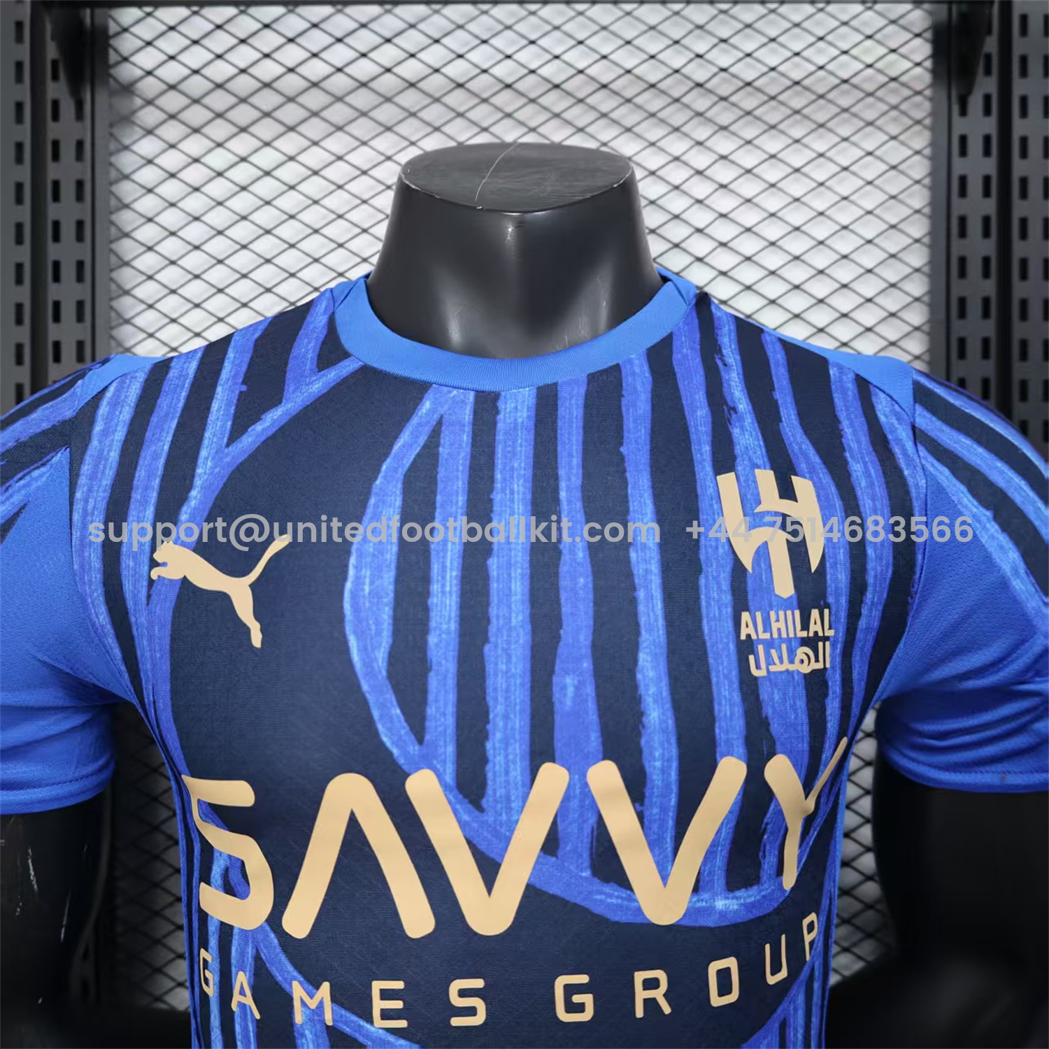 Unitedfootballkit.com | Al Hilal Riyadh Crescent 25-26 Club World Cup Home Jersey - Player Version -Customize Name, Number and Patch | Worldwide Shipping