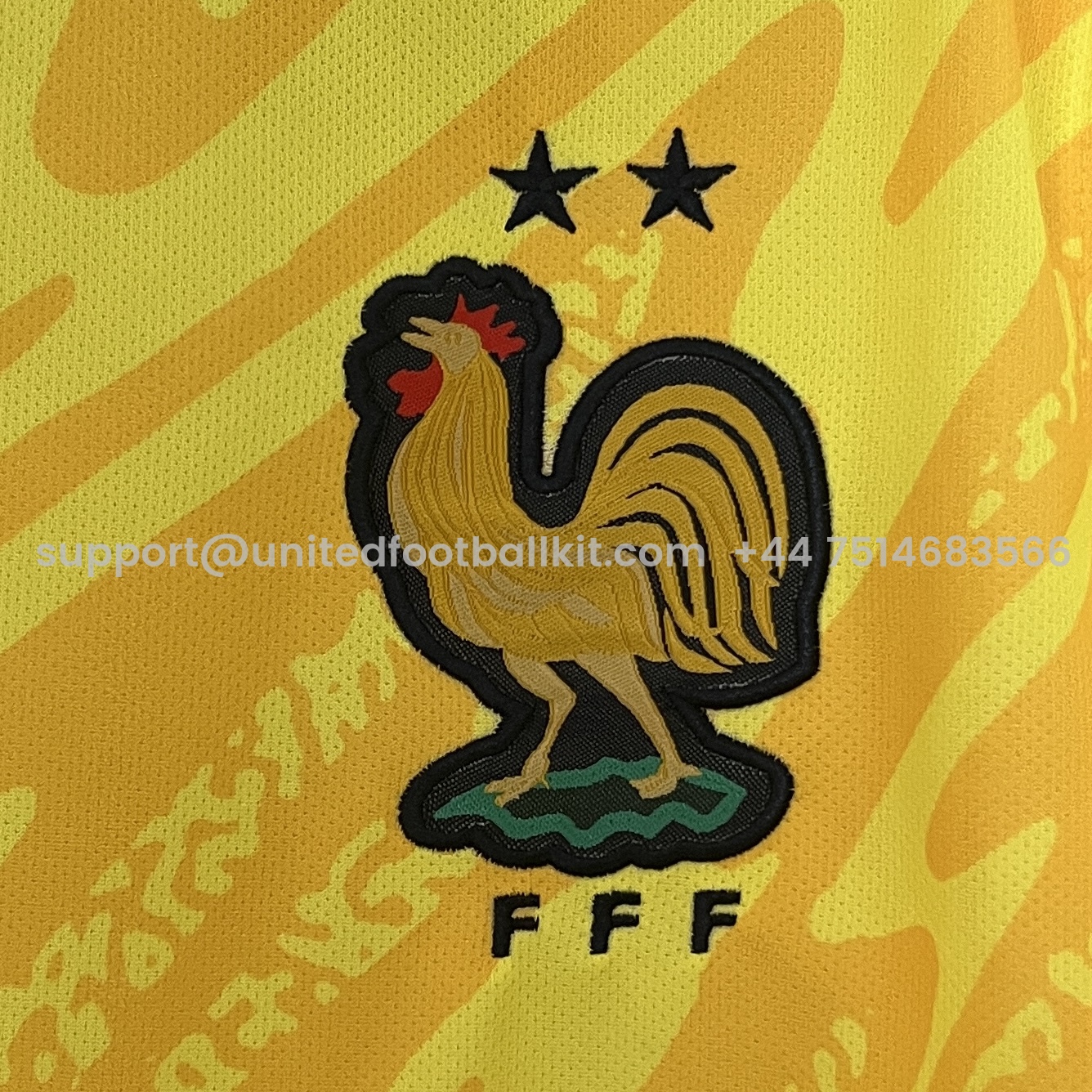 Unitedfootballkit.com | France 2024 Yellow Goalkeeper Jersey - Fans Version -Customize Name, Number and Patch | Worldwide Shipping
