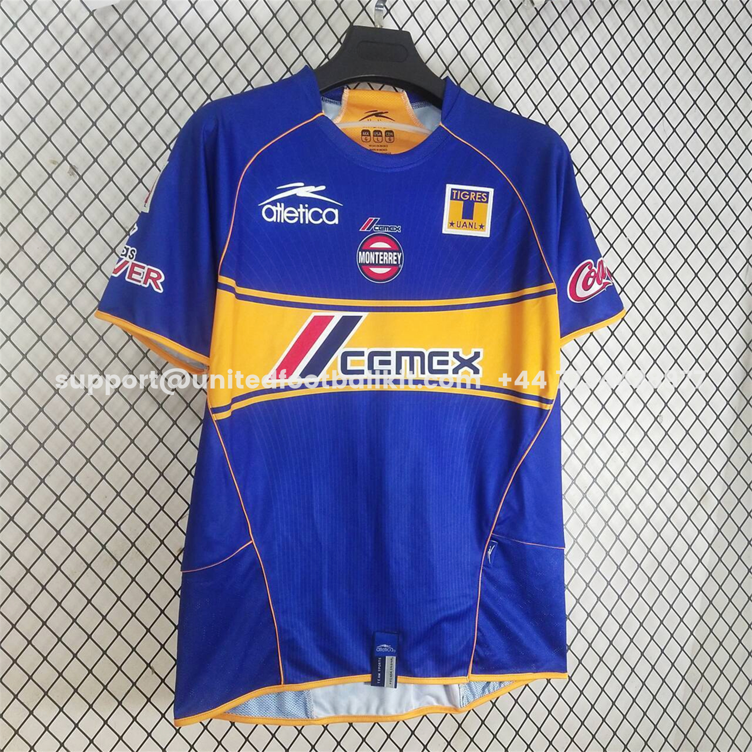 Unitedfootballkit.com | Retro Tigres UANL 05-06 Away Jersey -Customize Name, Number and Patch | Worldwide Shipping