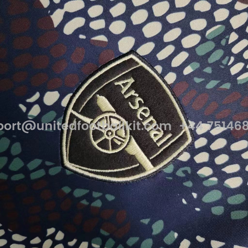 Unitedfootballkit.com | Arsenal x M.A.H.A R.I.S.H.I Limited Edition Jersey - Fans Version -Customize Name, Number and Patch | Worldwide Shipping
