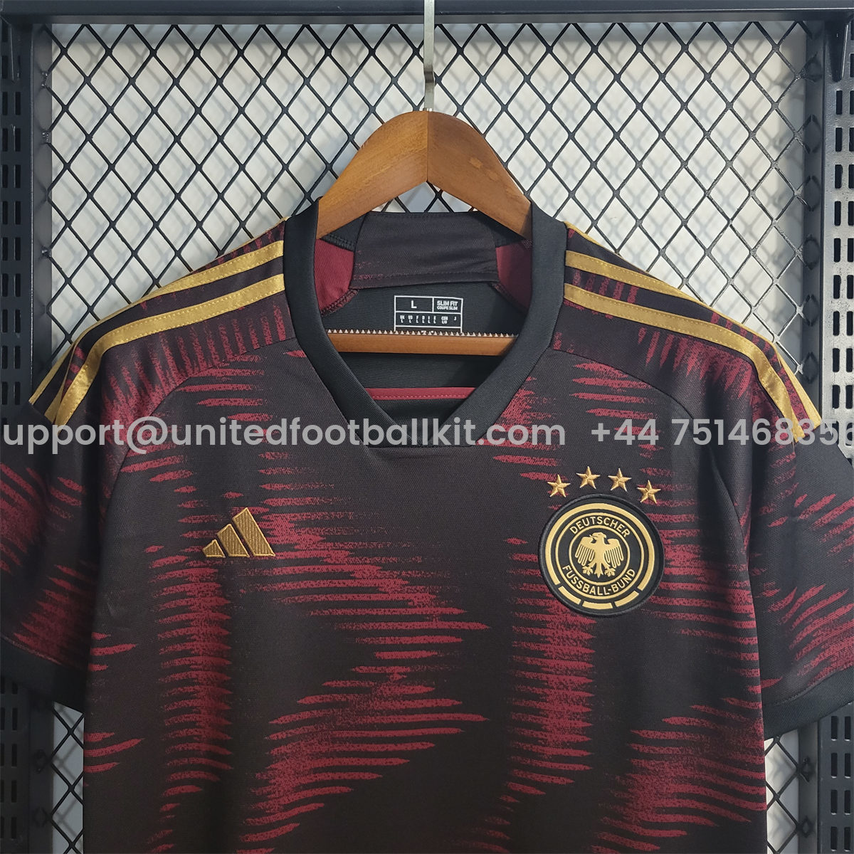 Unitedfootballkit.com | Germany 2022 Away Stadium Jersey - Fans Version -Customize Name, Number and Patch | Worldwide Shipping
