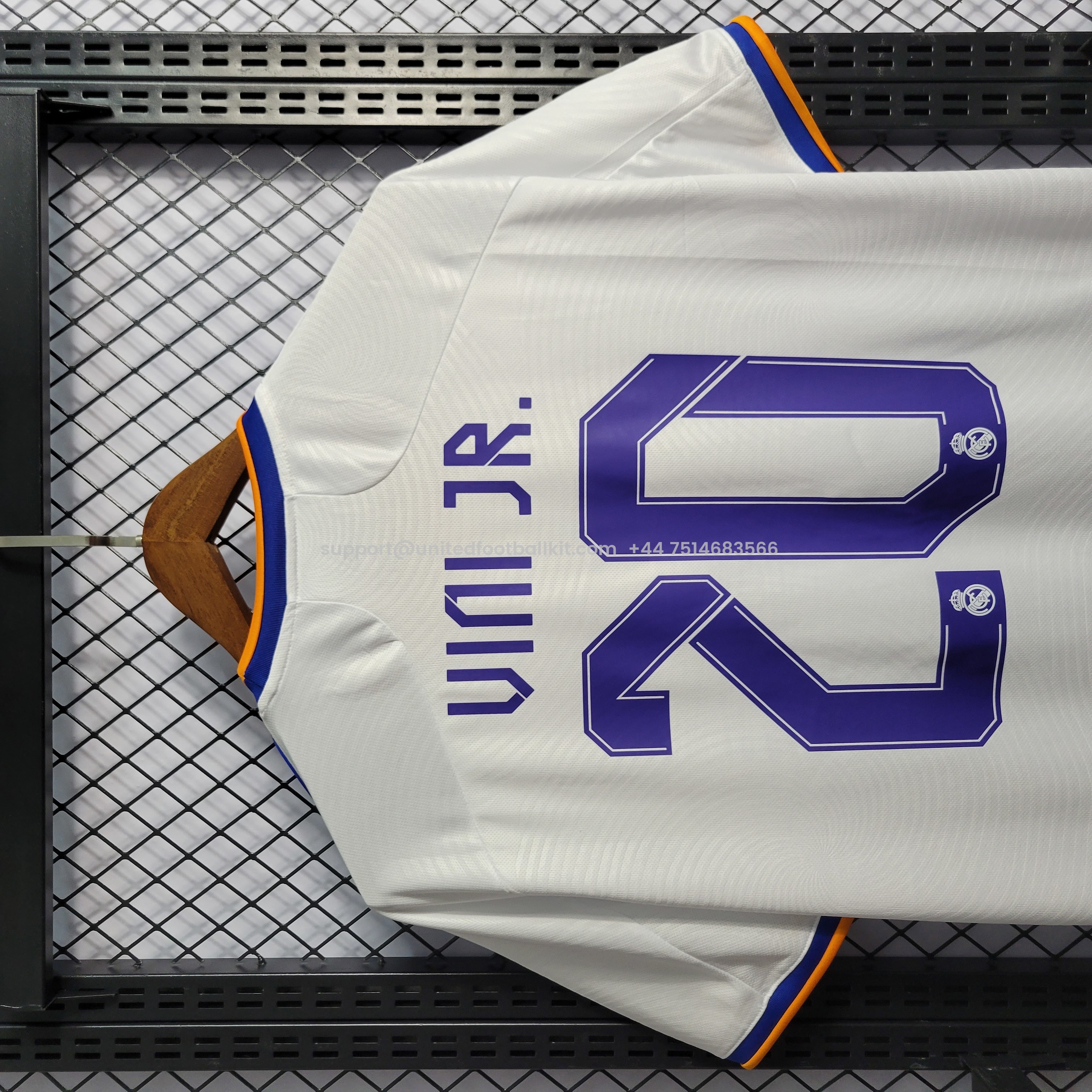 Unitedfootballkit.com | Retro Real Madrid 21-22 Home Stadium Jersey - Champions League Final -Customize Name, Number and Patch | Worldwide Shipping