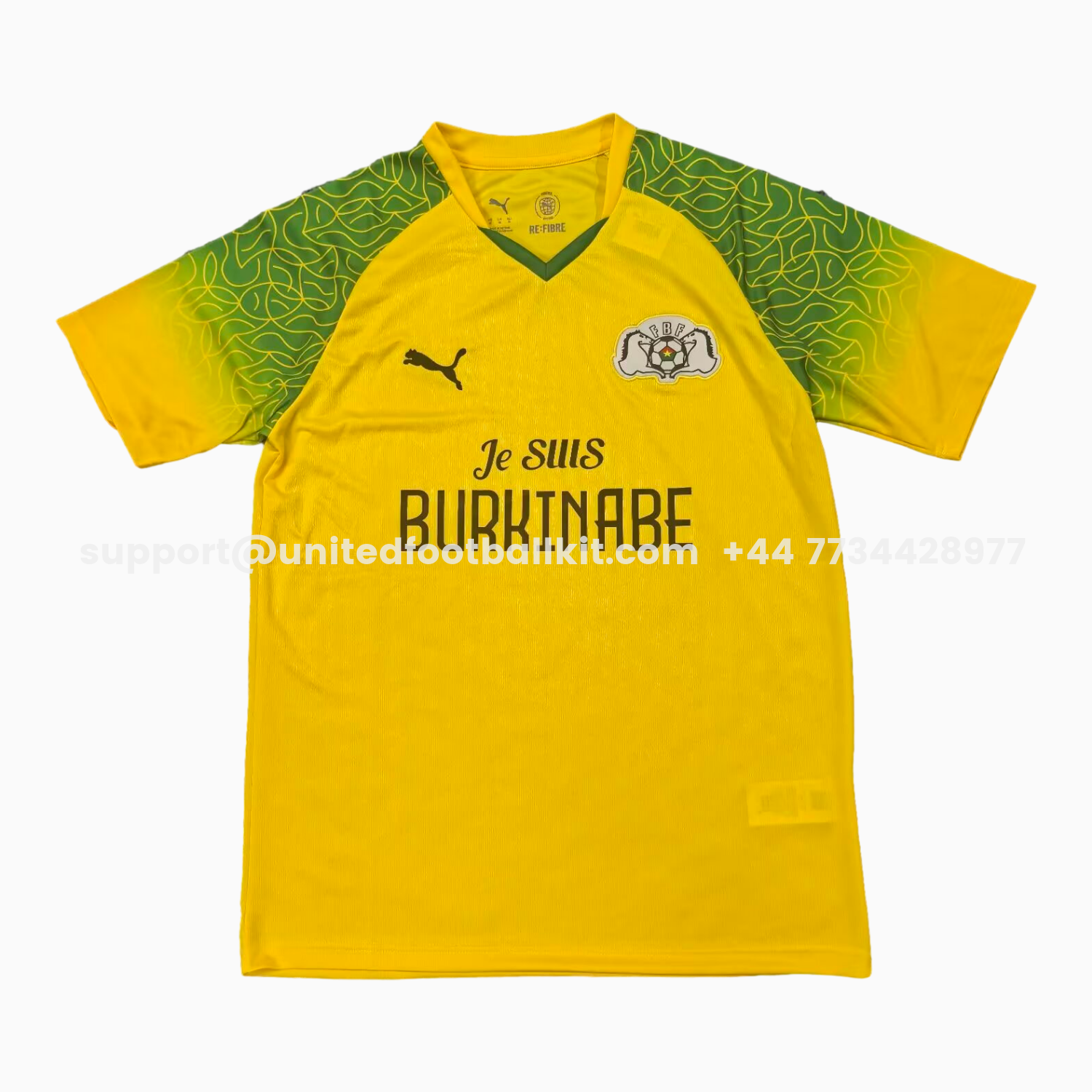 Unitedfootballkit.com | Burkina Faso 2026 Yellow Special Jersey - Fans Version -Customize Name, Number and Patch | Worldwide Shipping