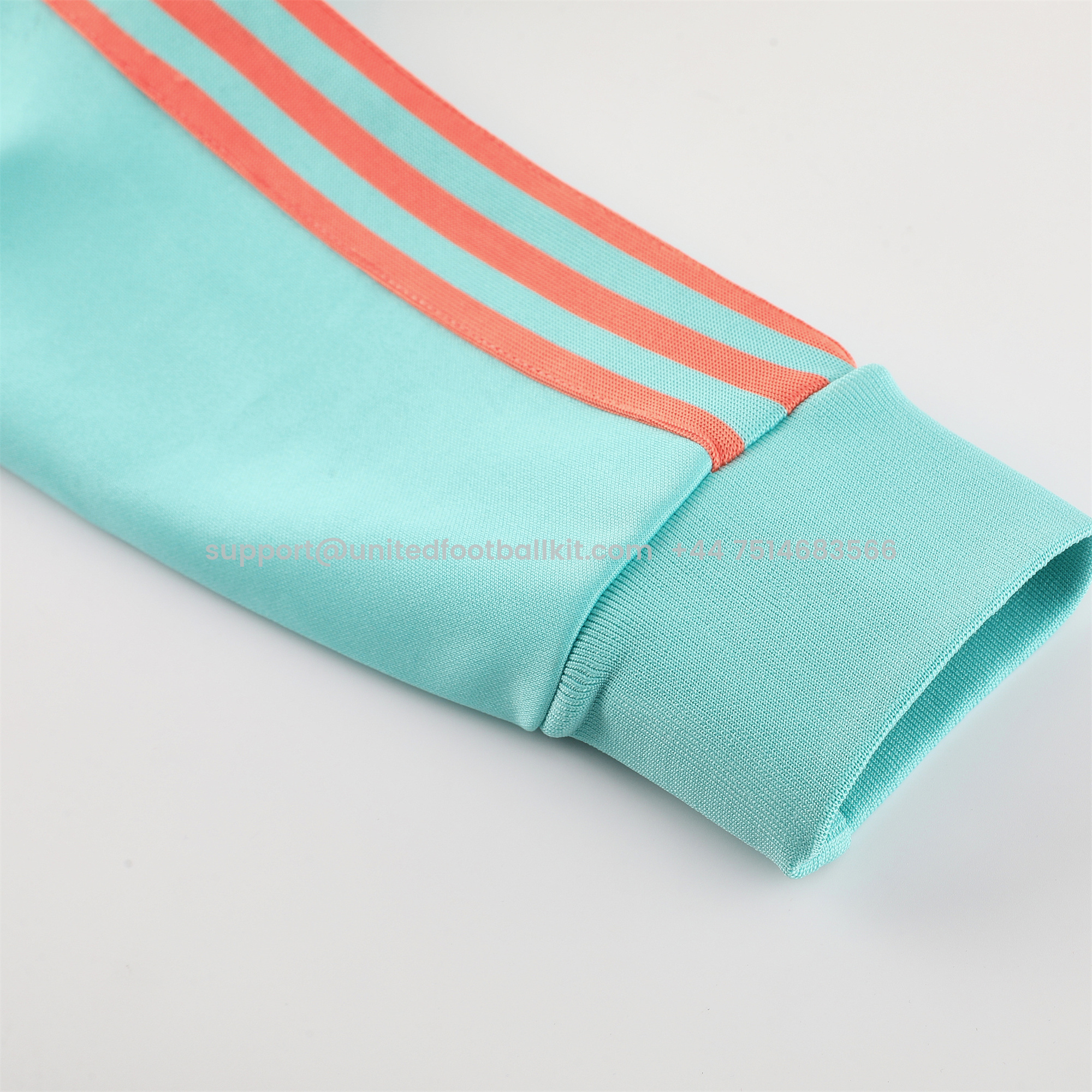 Unitedfootballkit.com | INT M.A.M 24-25 Jacket Training Tracksuit - Cyan-blue -Customize Name, Number and Patch | Worldwide Shipping