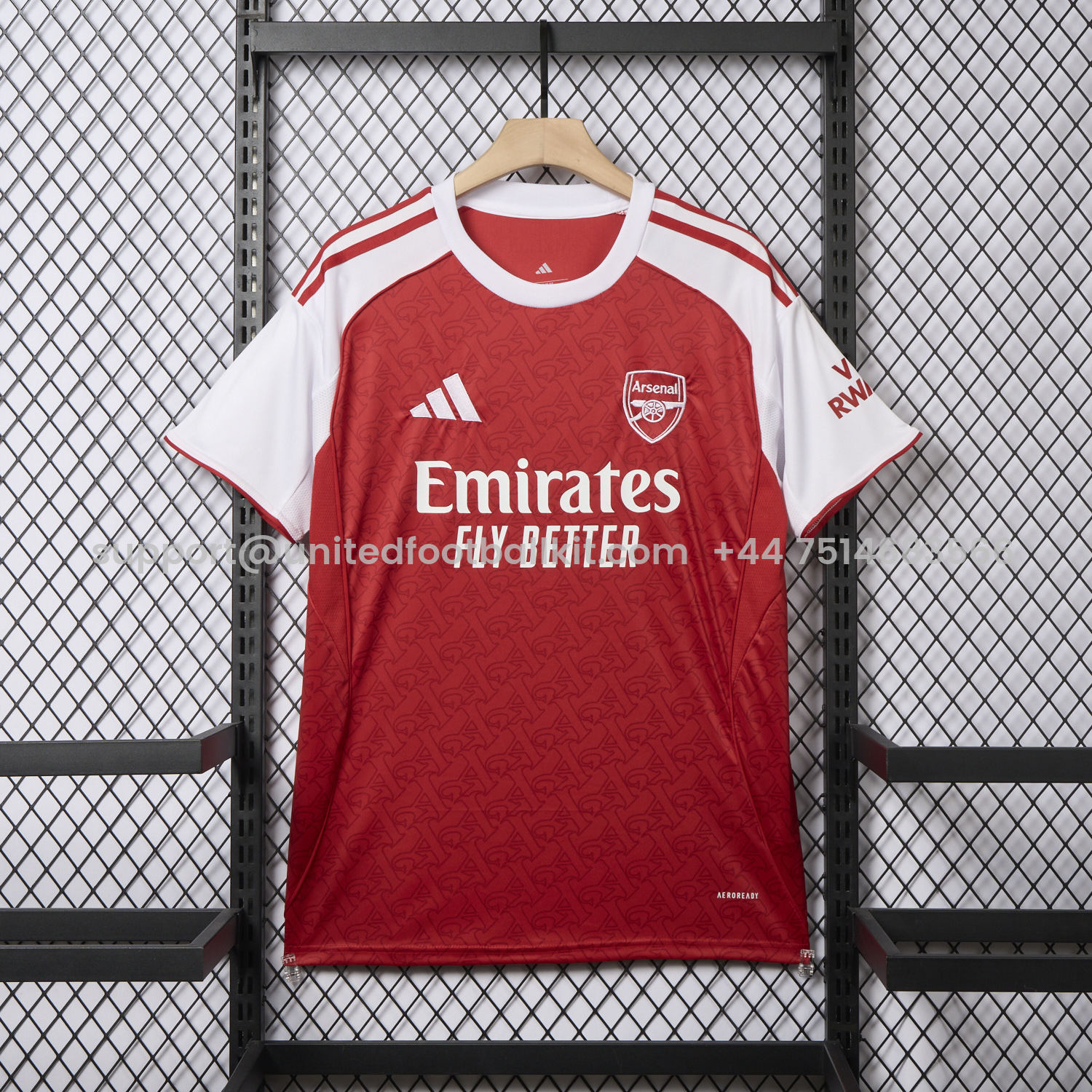 Unitedfootballkit.com | Arsenal 25-26 Home Jersey - Fans Version -Customize Name, Number and Patch | Worldwide Shipping