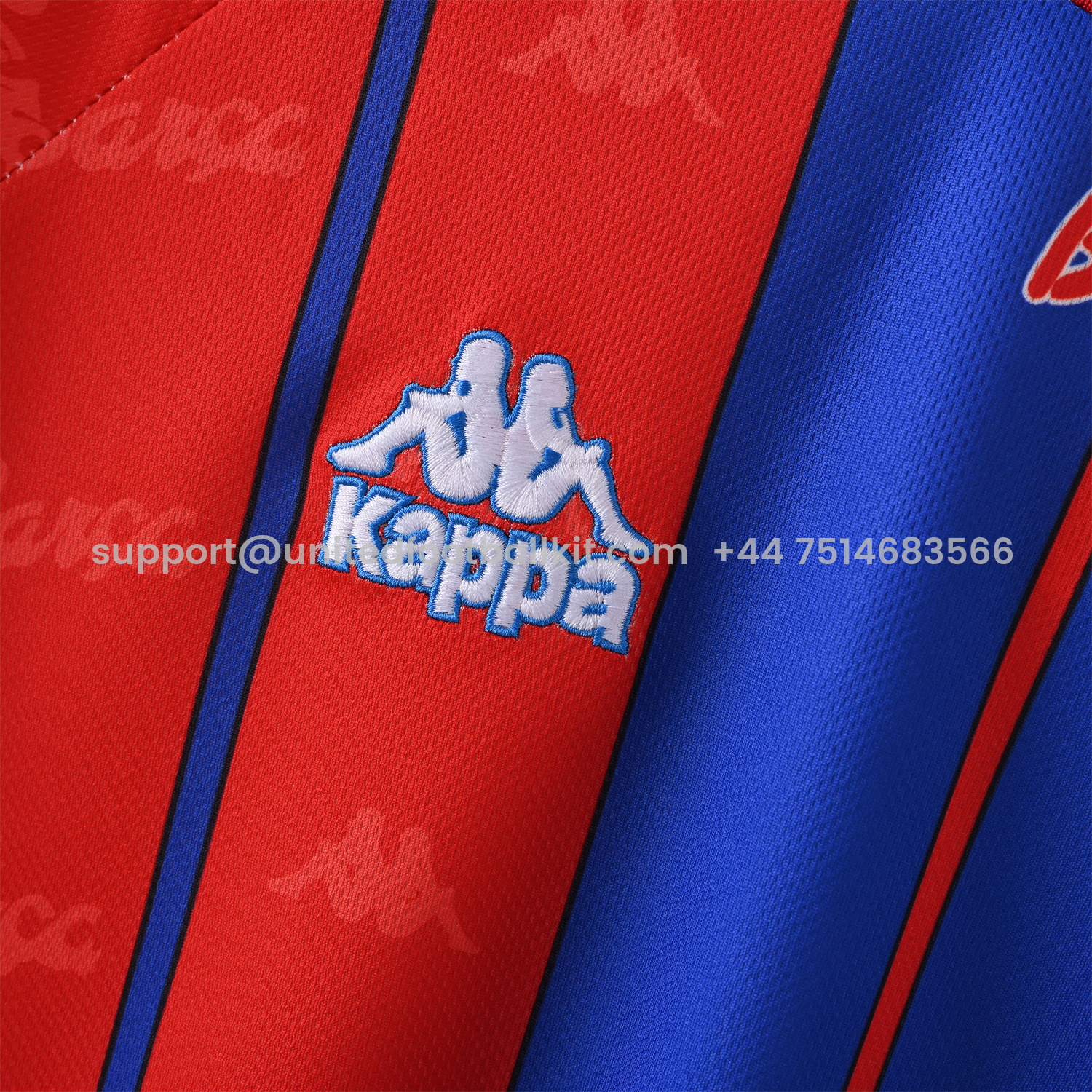 Unitedfootballkit.com | Retro Barcelona 1997-98 Home Jersey -Customize Name, Number and Patch | Worldwide Shipping