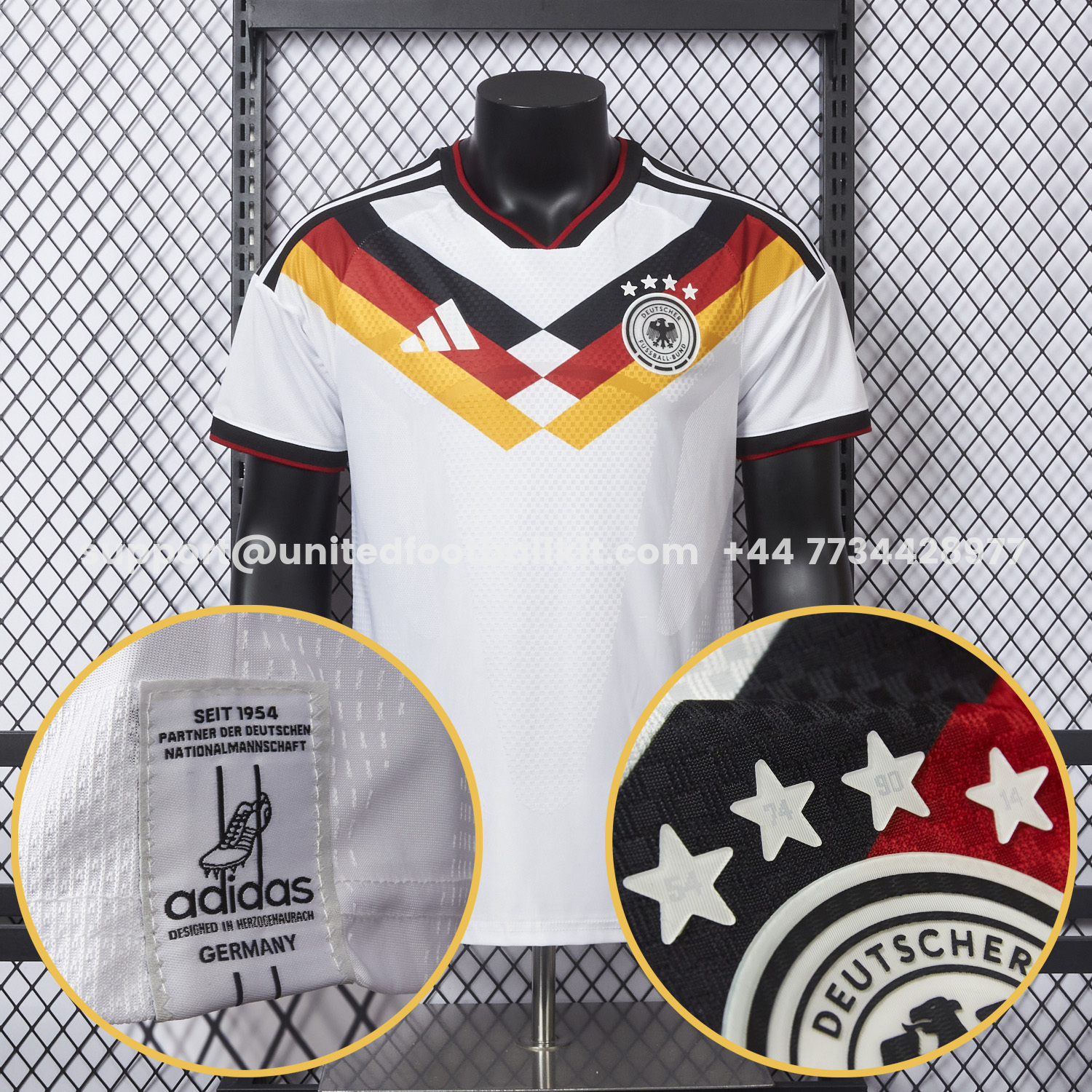Unitedfootballkit.com | Germany 2026 Home Jersey - Player Version -Customize Name, Number and Patch | Worldwide Shipping