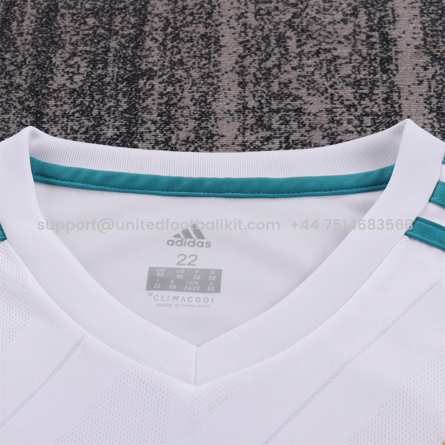 Unitedfootballkit.com | Retro Real Madrid 17-18 Home Long Sleeves Kids Kit -Customize Name, Number and Patch | Worldwide Shipping