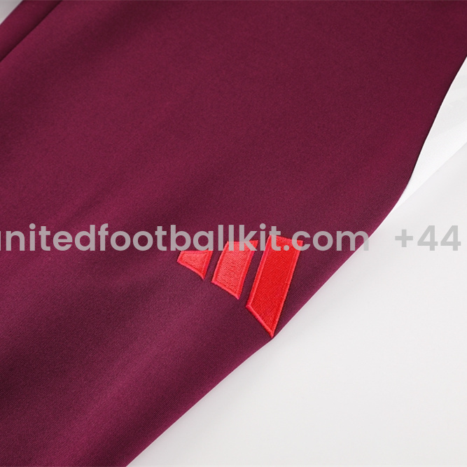 Unitedfootballkit.com | Bayern Munich 24-25 Jacket Training Tracksuit - Claret Red -Customize Name, Number and Patch | Worldwide Shipping