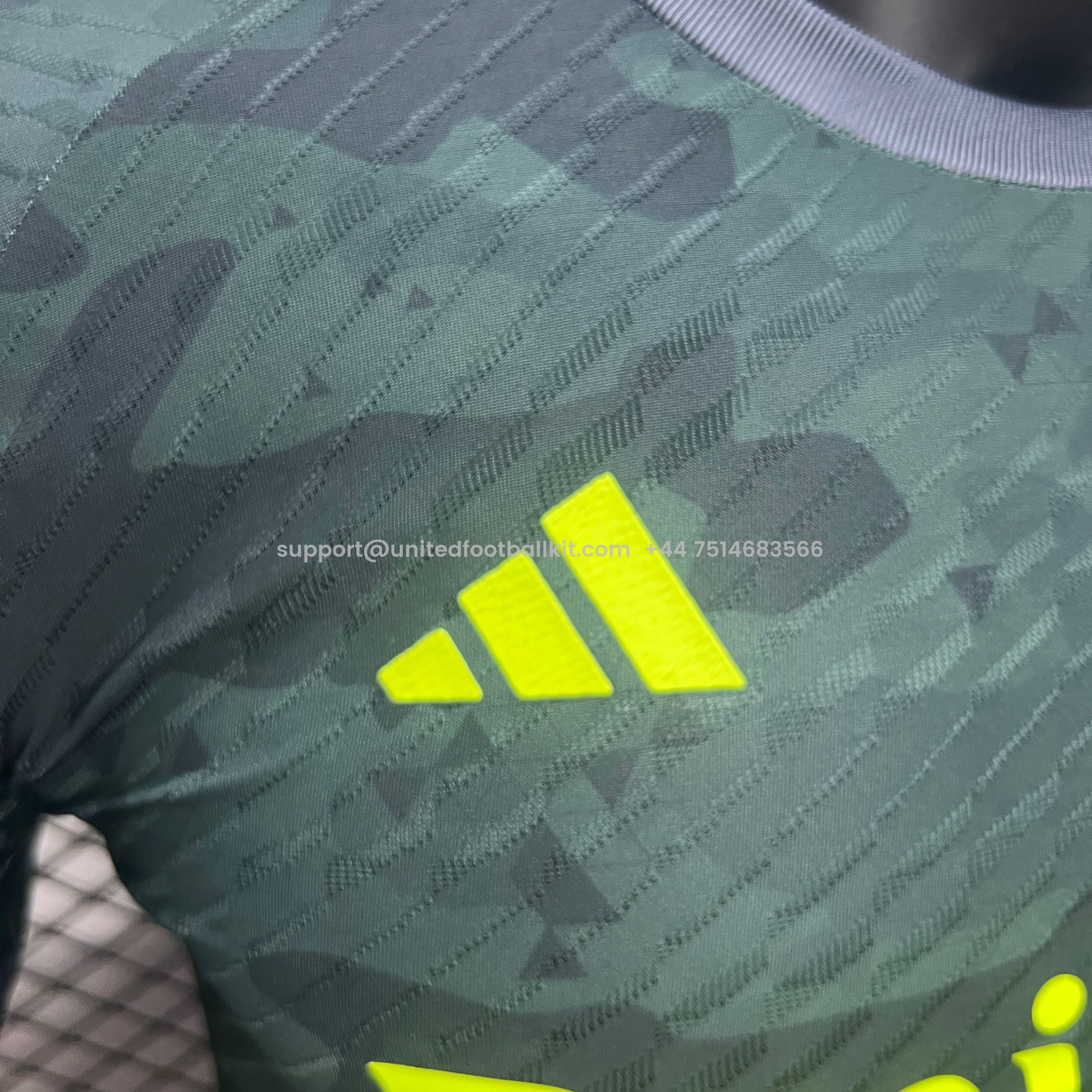 Unitedfootballkit.com | Real Madrid 24-25 Green Special Edition Jersey - Player Version -Customize Name, Number and Patch | Worldwide Shipping