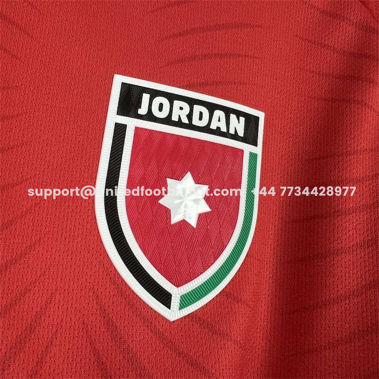 Unitedfootballkit.com | Jordan 2026 Away Red Jersey - Fans Version -Customize Name, Number and Patch | Worldwide Shipping
