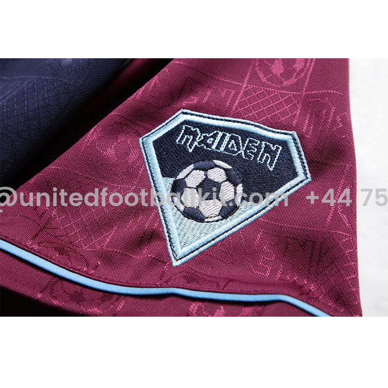 Unitedfootballkit.com | Retro Iron Maiden 2011 Away Jersey -Customize Name, Number and Patch | Worldwide Shipping