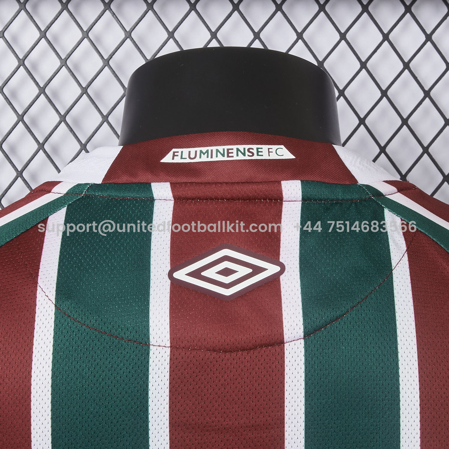 Unitedfootballkit.com | Fluminense 25-26 Home Jersey With Chest Sponsor - Player Version -Customize Name, Number and Patch | Worldwide Shipping