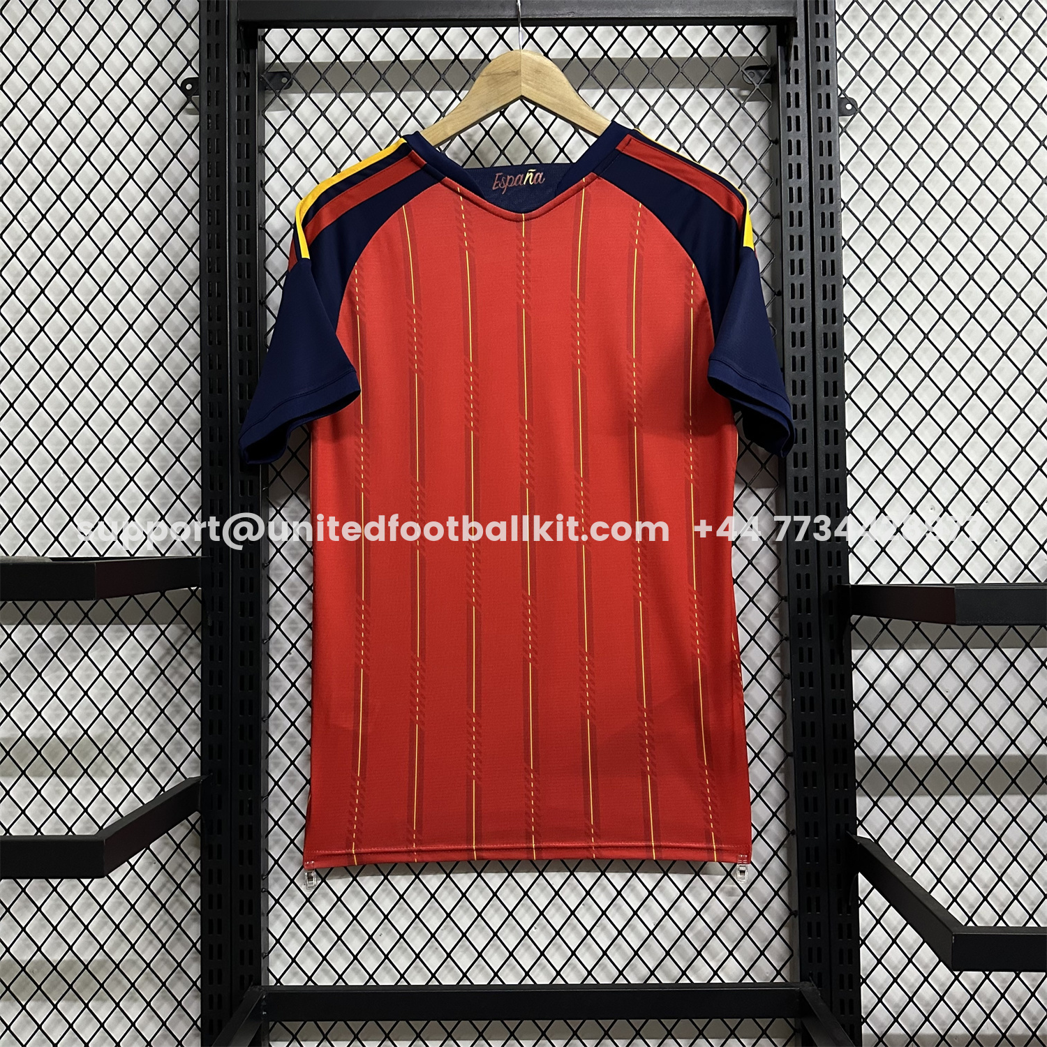 Unitedfootballkit.com | Spain 2026 Home Red Jersey - Fans Version -Customize Name, Number and Patch | Worldwide Shipping