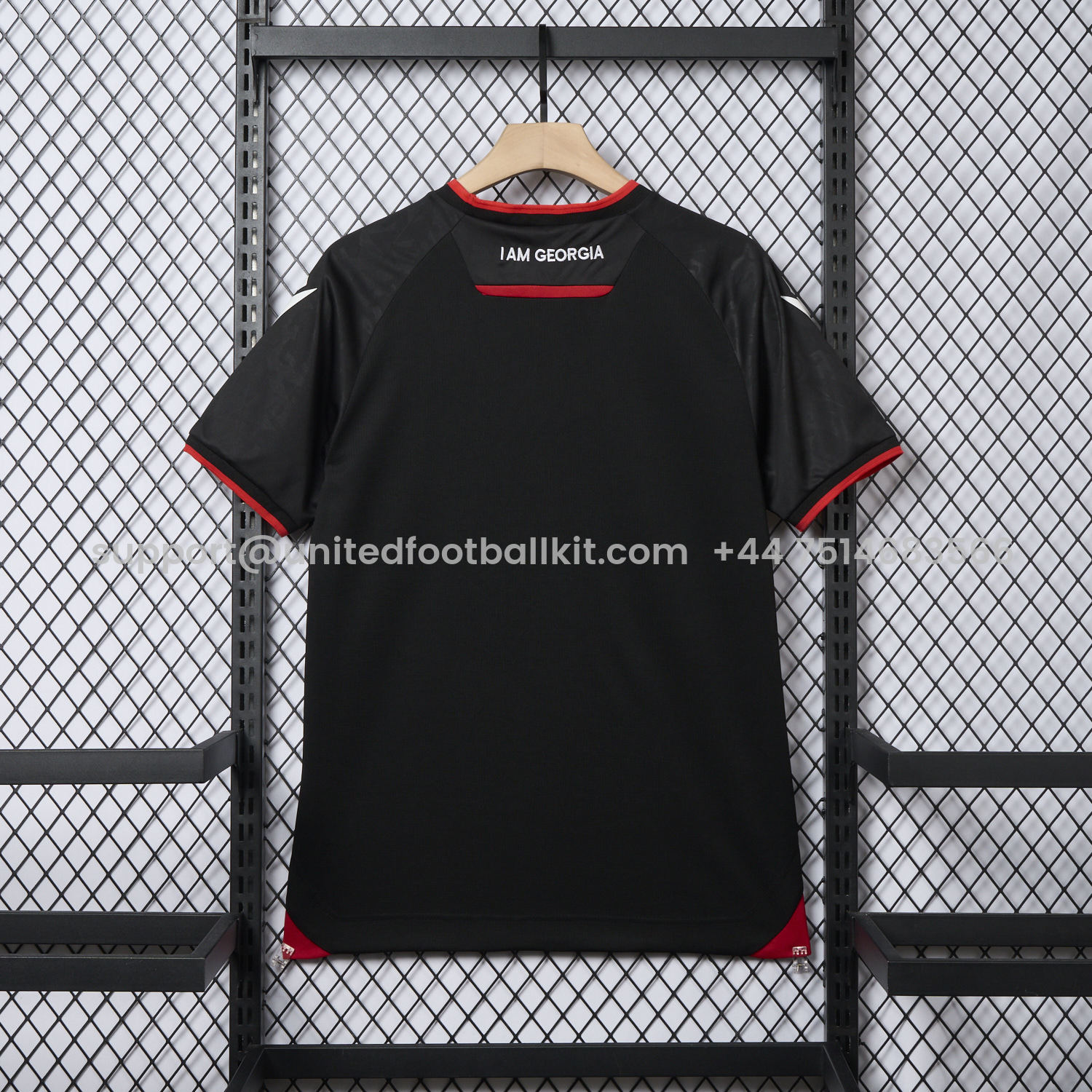 Unitedfootballkit.com | Georgia 2026 Away Black Jersey - Fans Version -Customize Name, Number and Patch | Worldwide Shipping