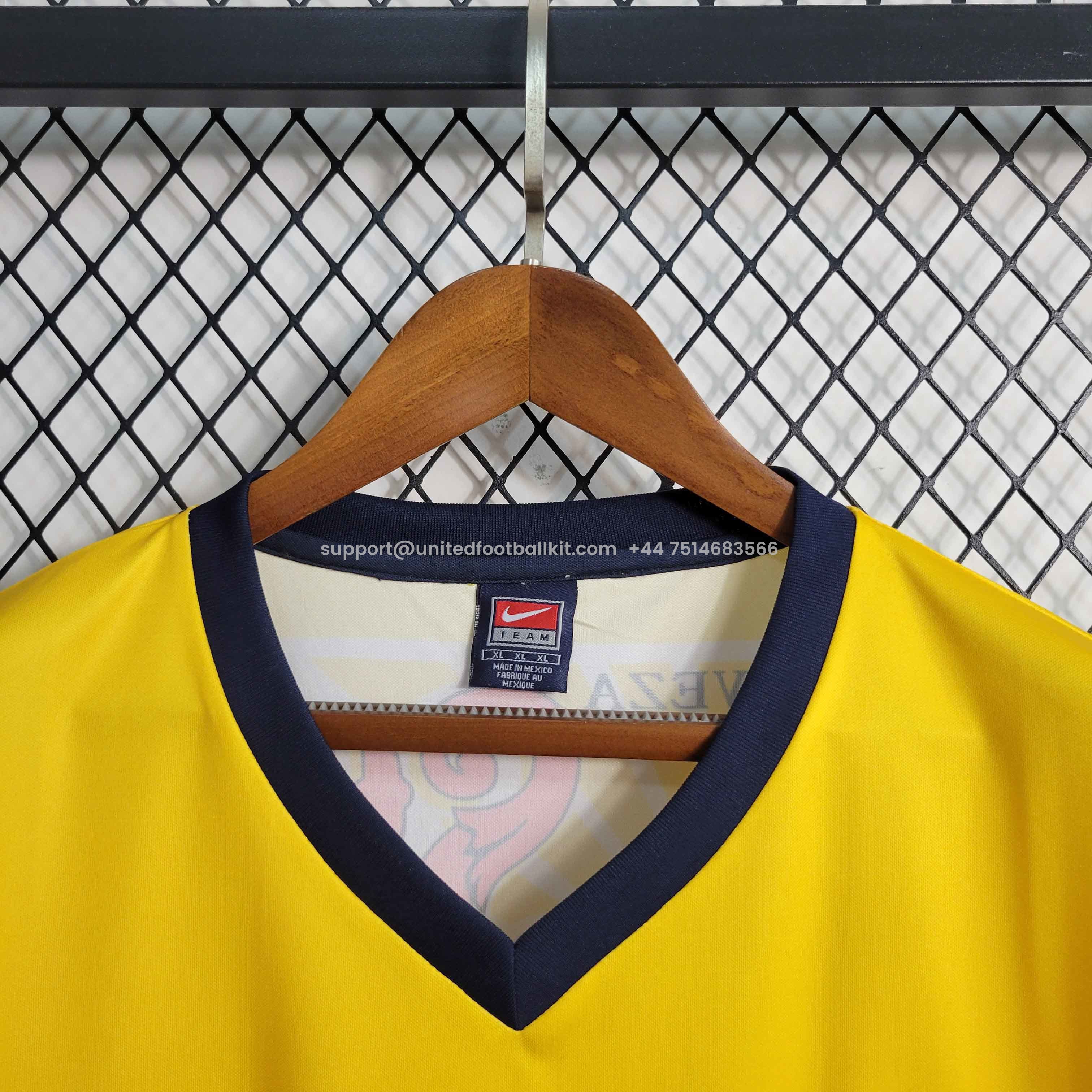 Unitedfootballkit.com | América Retro 2000-01 Home Stadium Jersey -Customize Name, Number and Patch | Worldwide Shipping