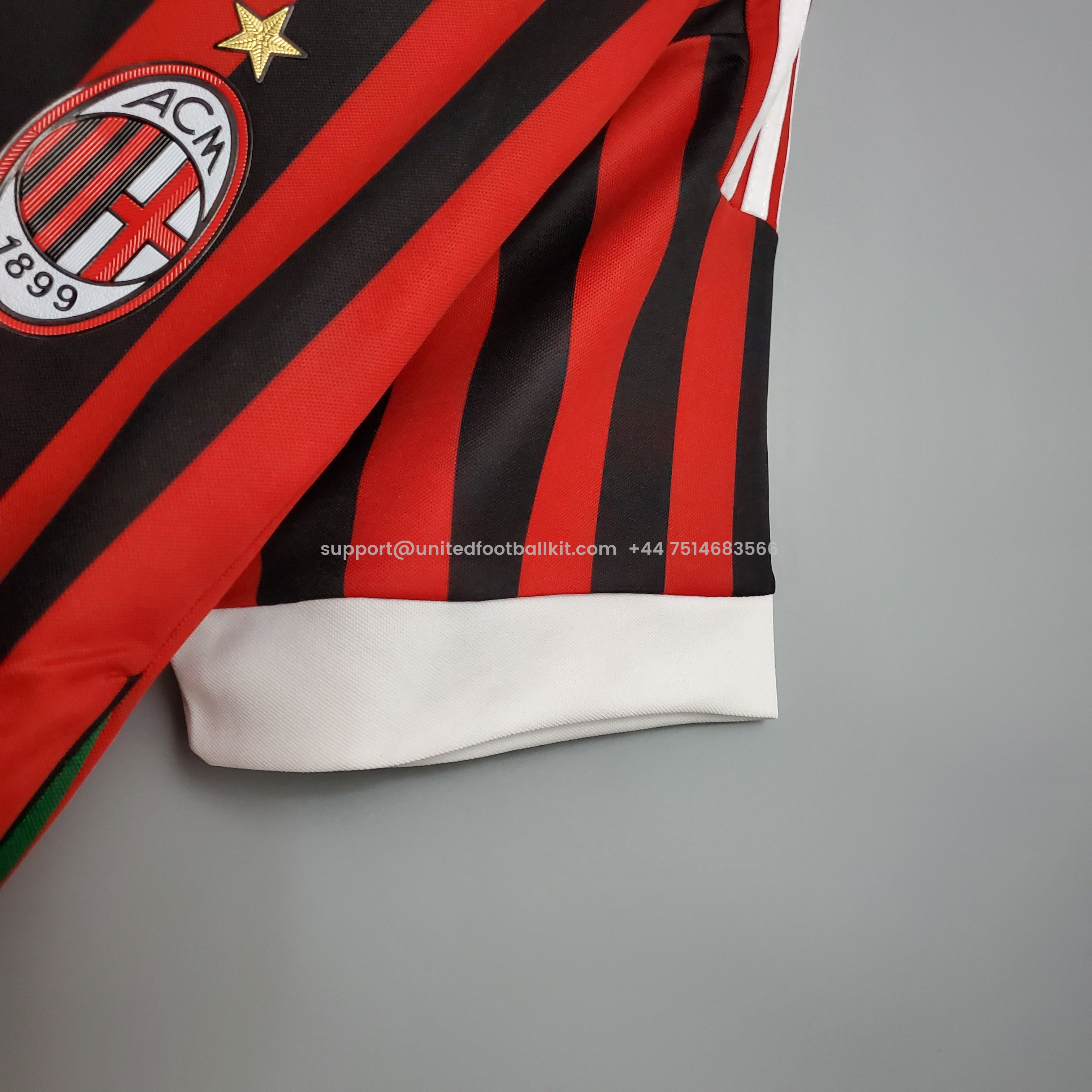 Unitedfootballkit.com | Retro AC Milan 11-12 Home Stadium Jersey -Customize Name, Number and Patch | Worldwide Shipping