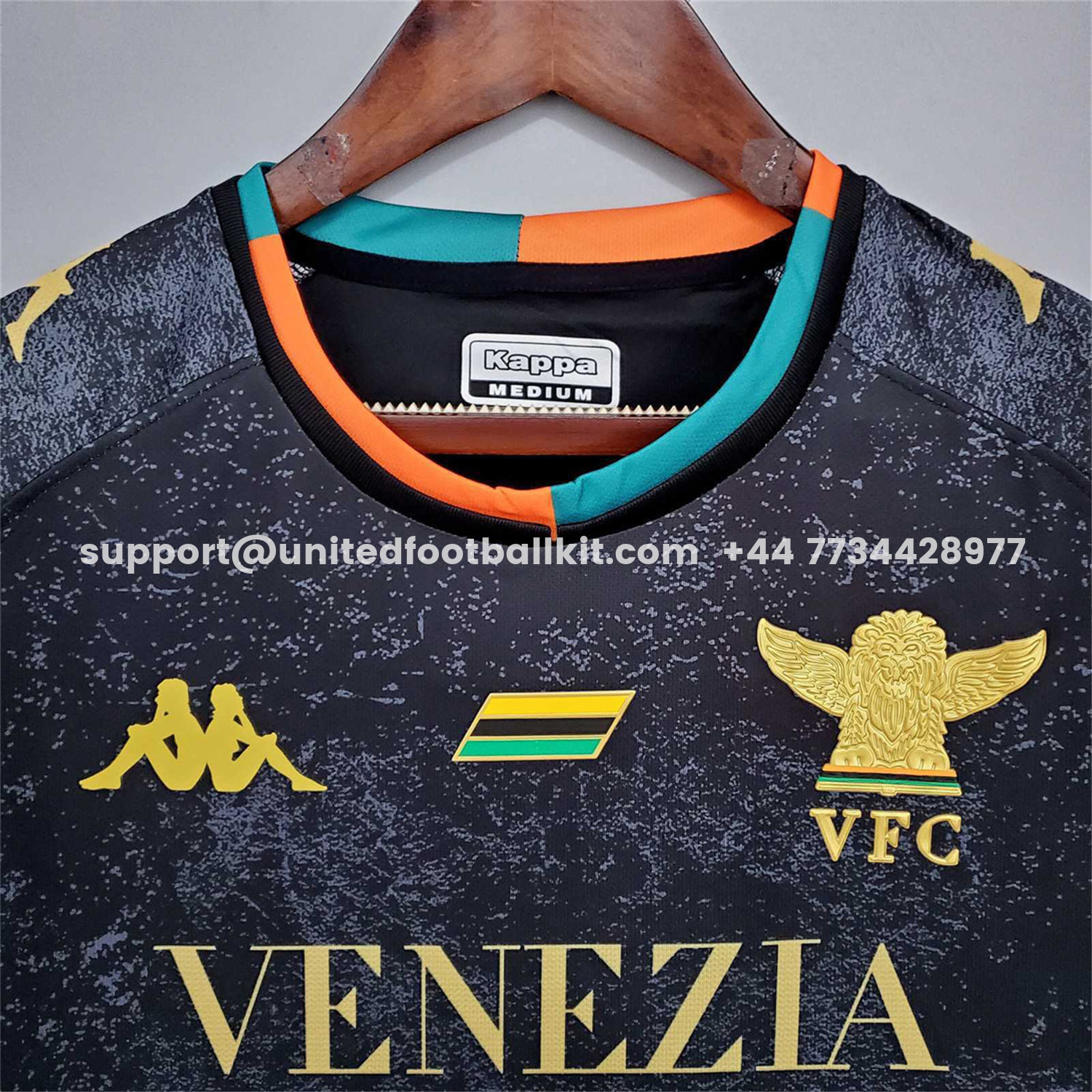 Unitedfootballkit.com | Retro Venezia FC 2021-22 Home Sleeves Jersey - Fans Version -Customize Name, Number and Patch | Worldwide Shipping