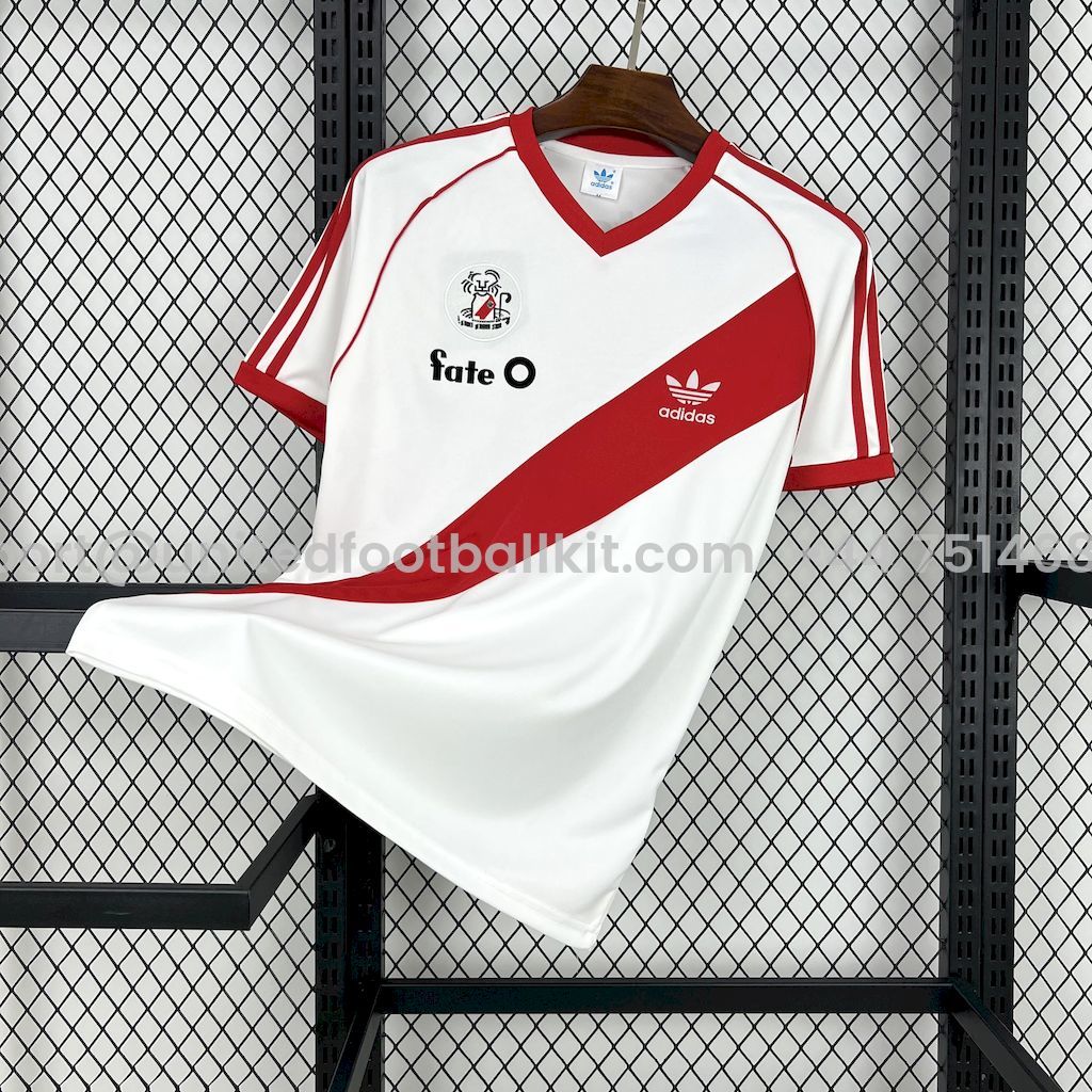 Unitedfootballkit.com | Retro River Plate 1986-87 Home Jersey -Customize Name, Number and Patch | Worldwide Shipping