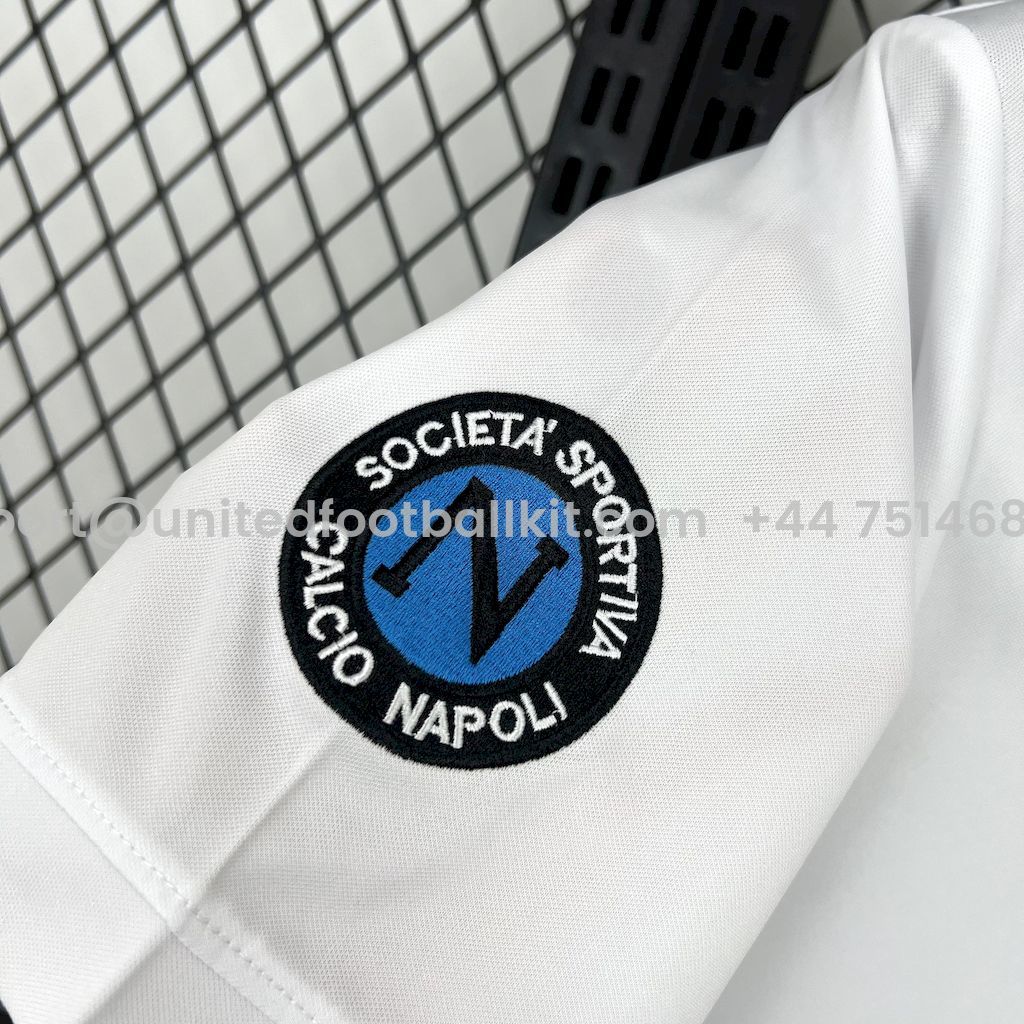 Unitedfootballkit.com | Retro Napoli 1987-88 Away Jersey -Customize Name, Number and Patch | Worldwide Shipping