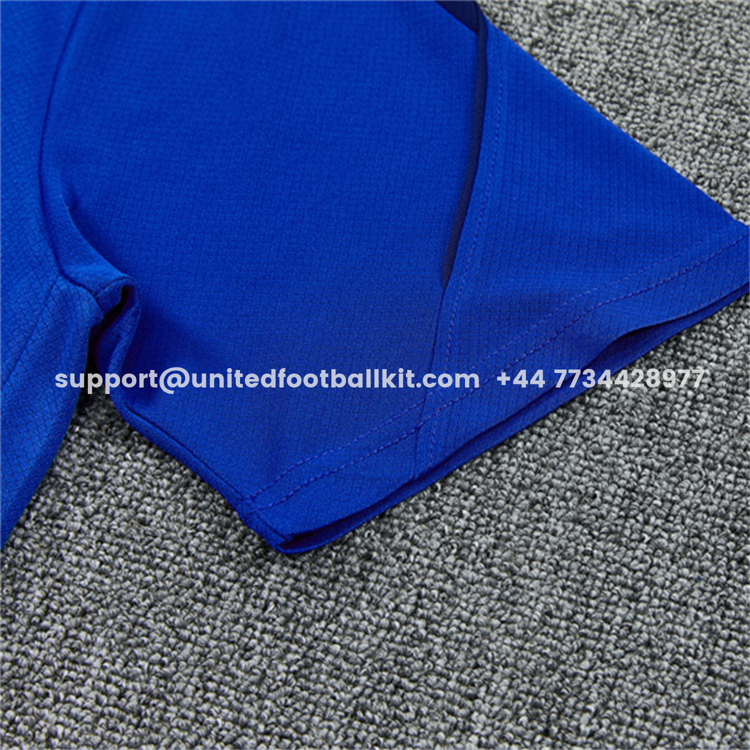 Unitedfootballkit.com | Inter Milan 26-27 Short-Sleeve Training Set - Ocean Blue Top & Deep Blue Shorts -Customize Name, Number and Patch | Worldwide Shipping