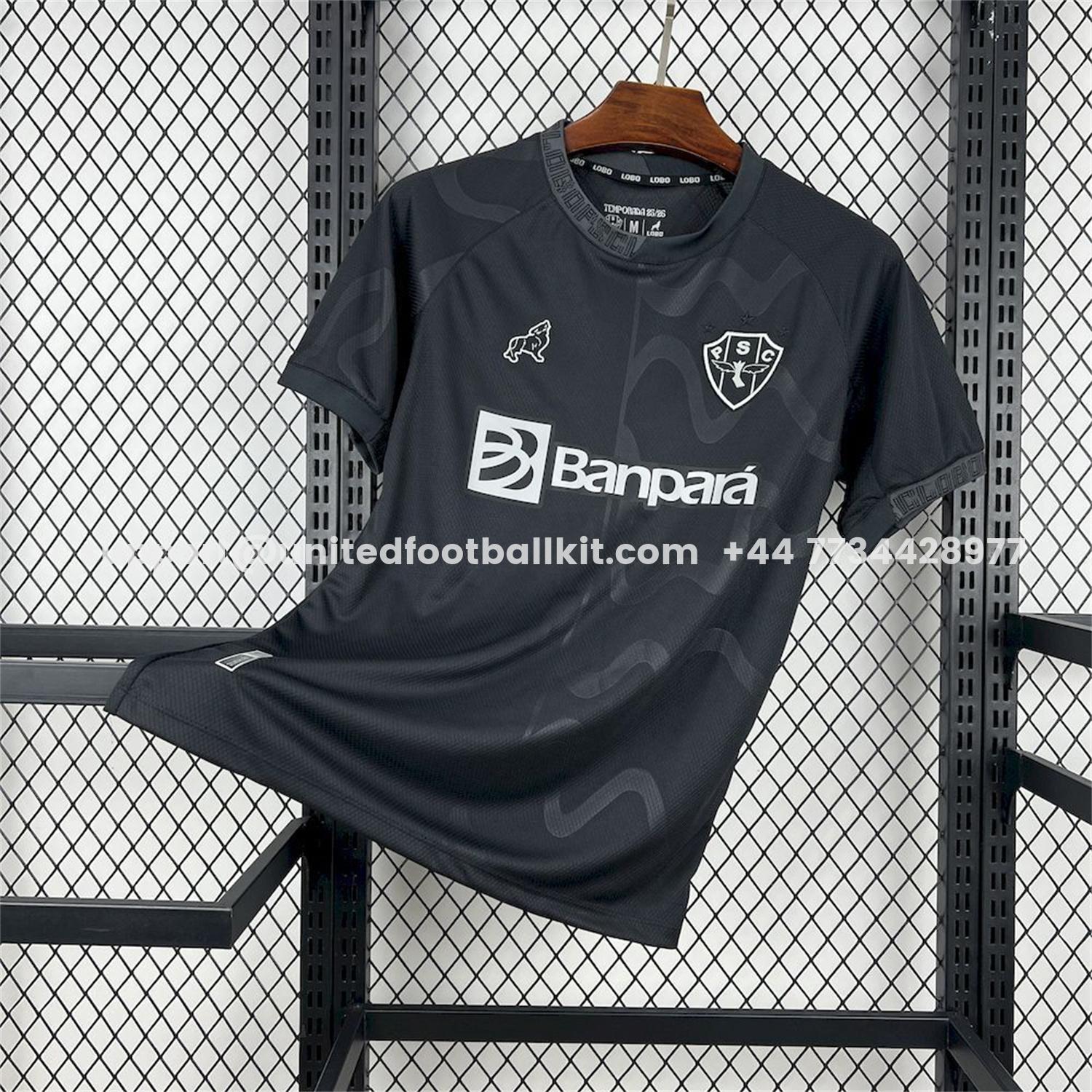 Unitedfootballkit.com | Paysandu 25-26 Third Black Jersey - Fans Version -Customize Name, Number and Patch | Worldwide Shipping