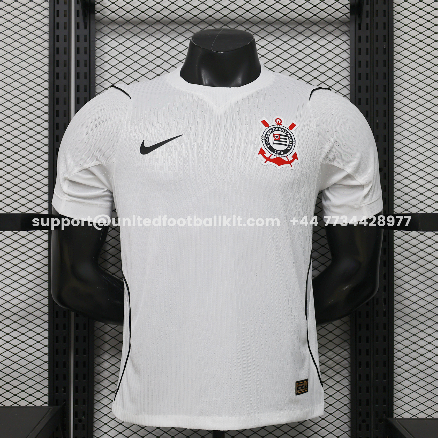 Unitedfootballkit.com | Corinthians 26-27 Home Jersey - Player Version -Customize Name, Number and Patch | Worldwide Shipping